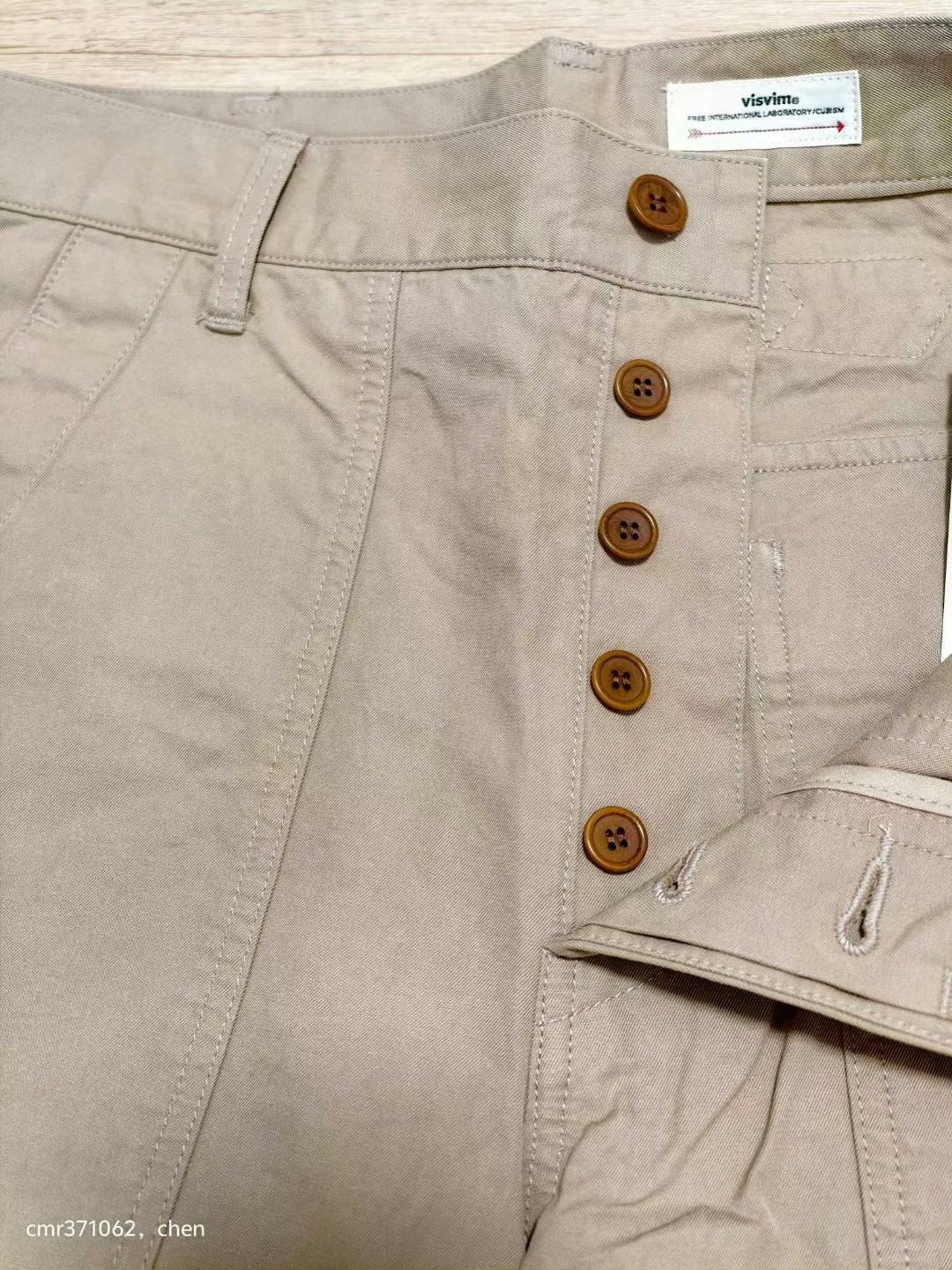 VISVIM 22SS ALDA SHORTS — back