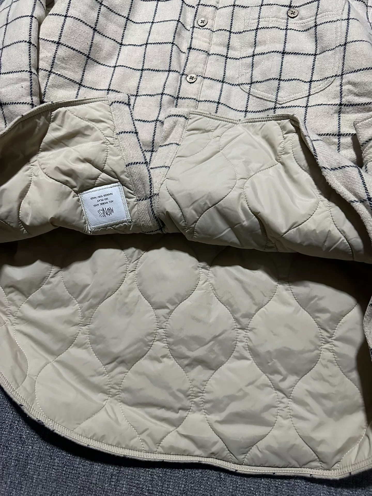 Madness Wool Cotton Jacket — detail