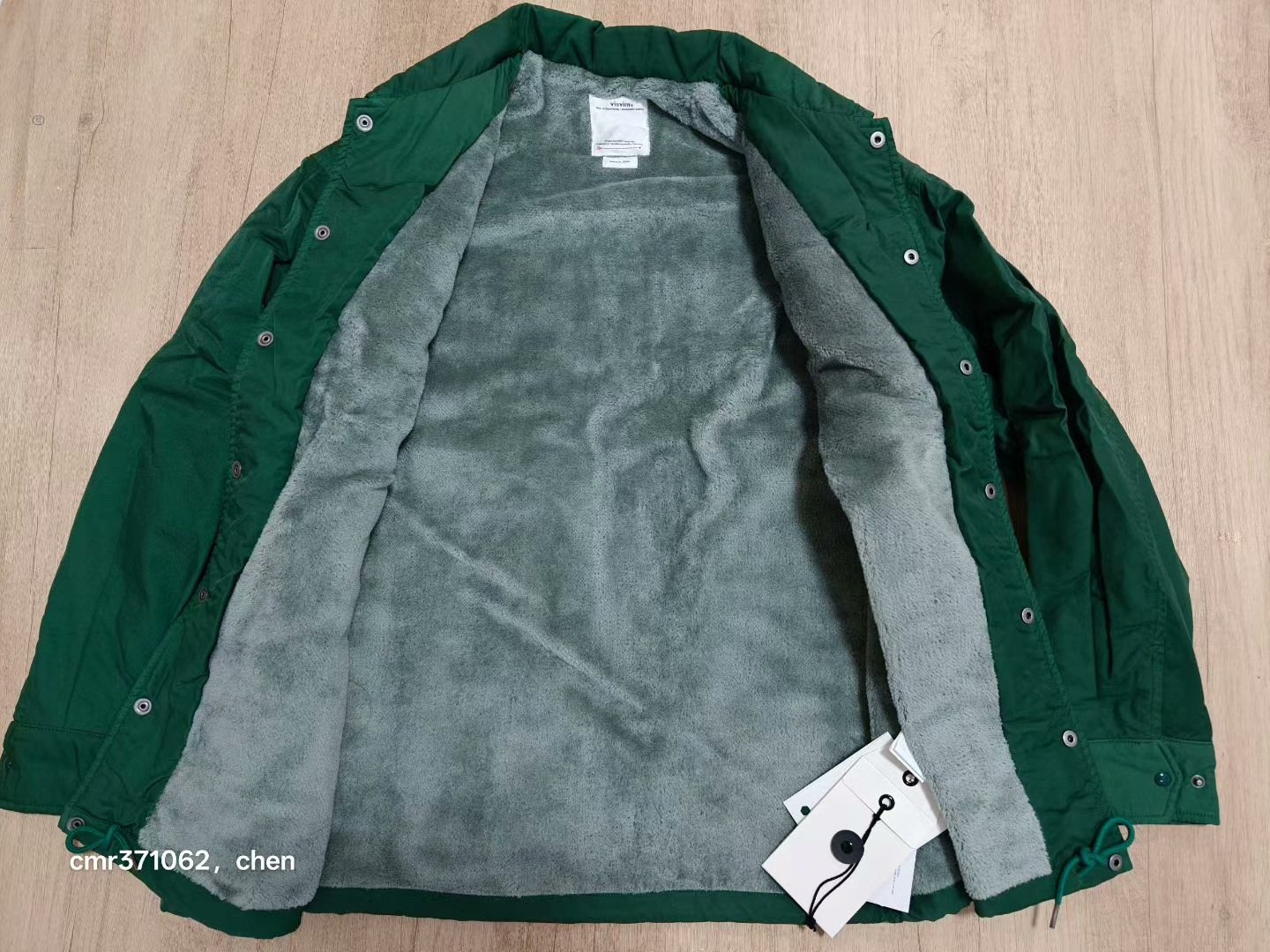 VISVIM 23SS COACH JKT — label