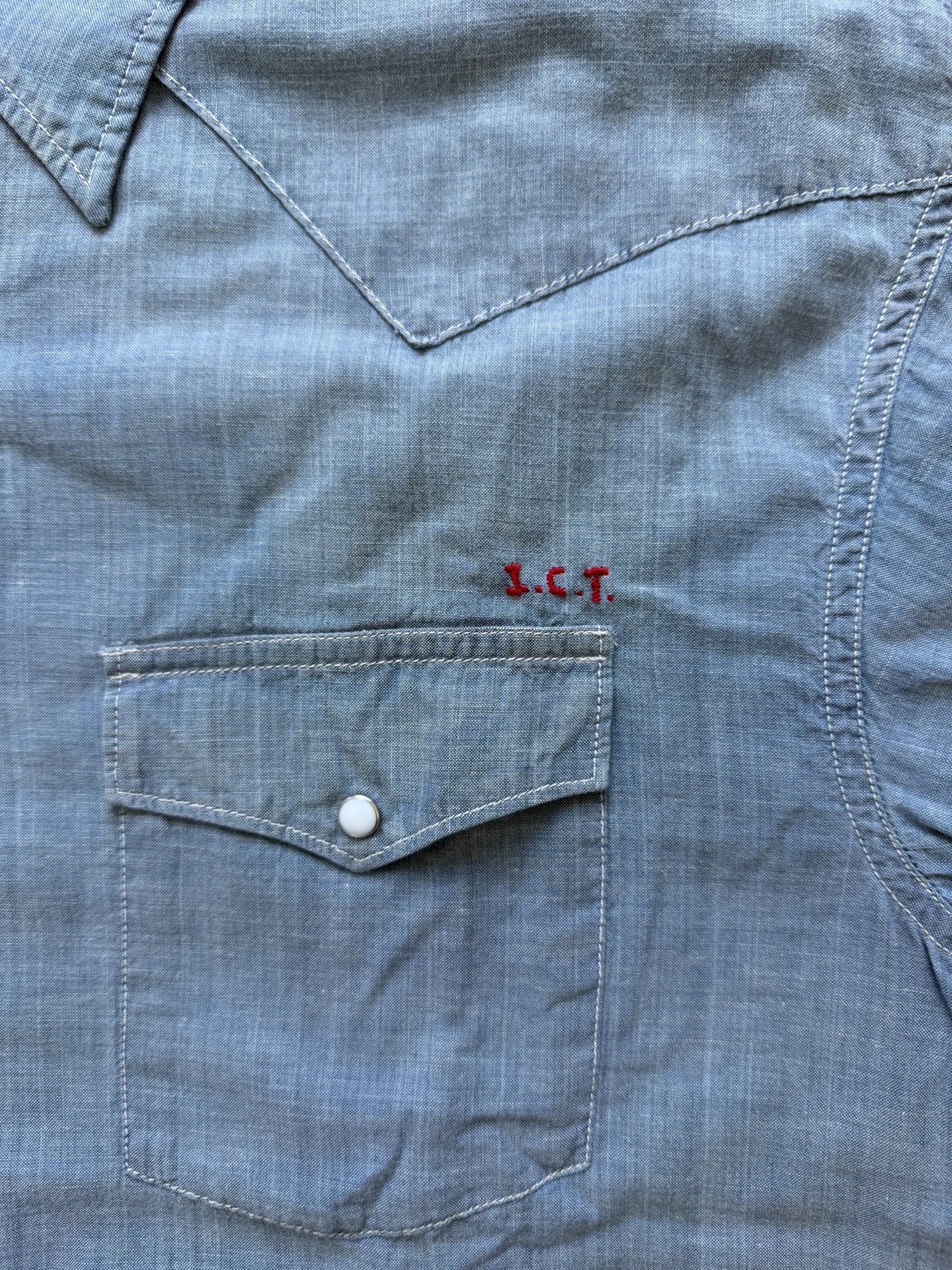 VISVIM 21AW Lumber Shirt Chambray — back