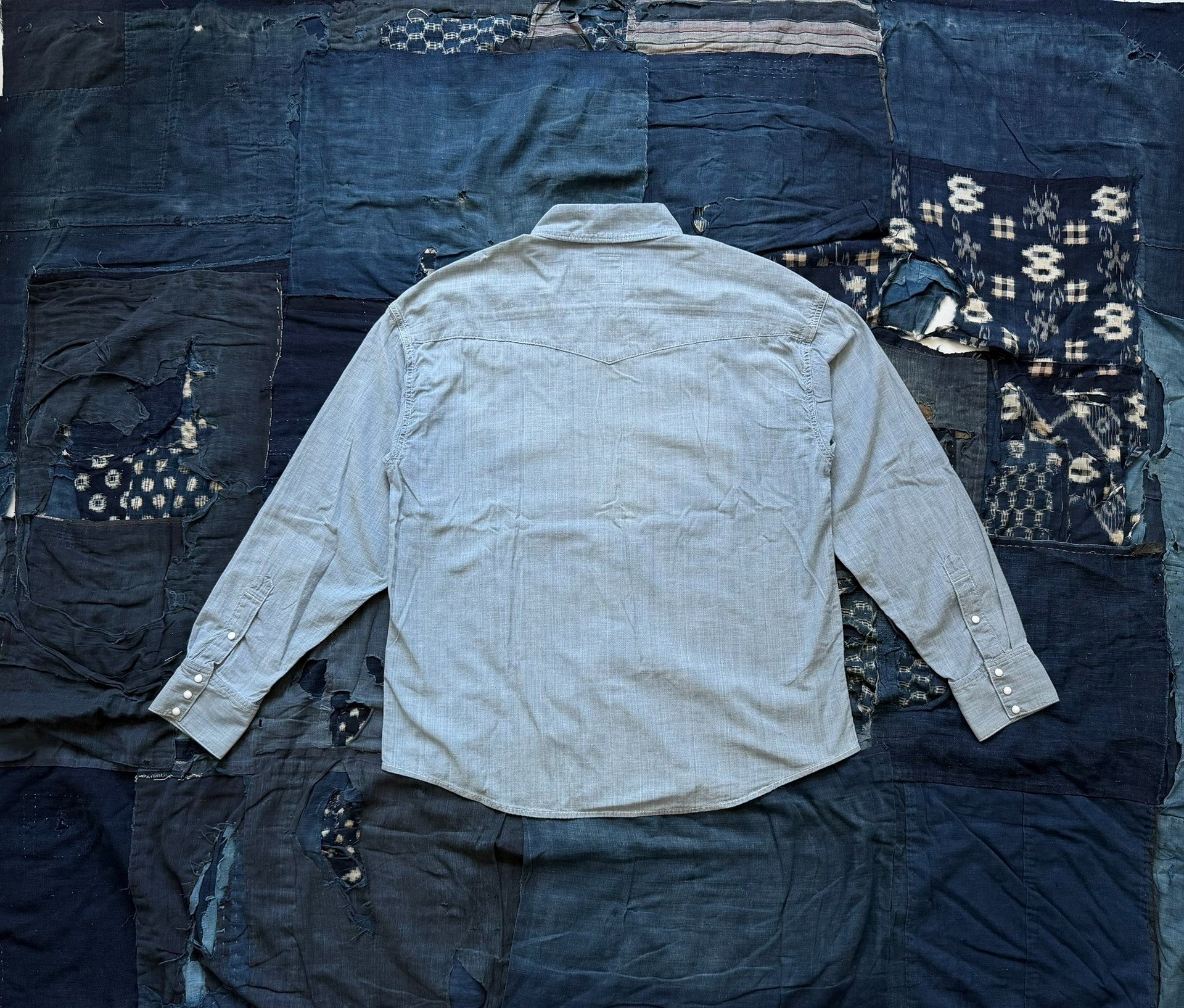 VISVIM 21AW Lumber Shirt Chambray — detail