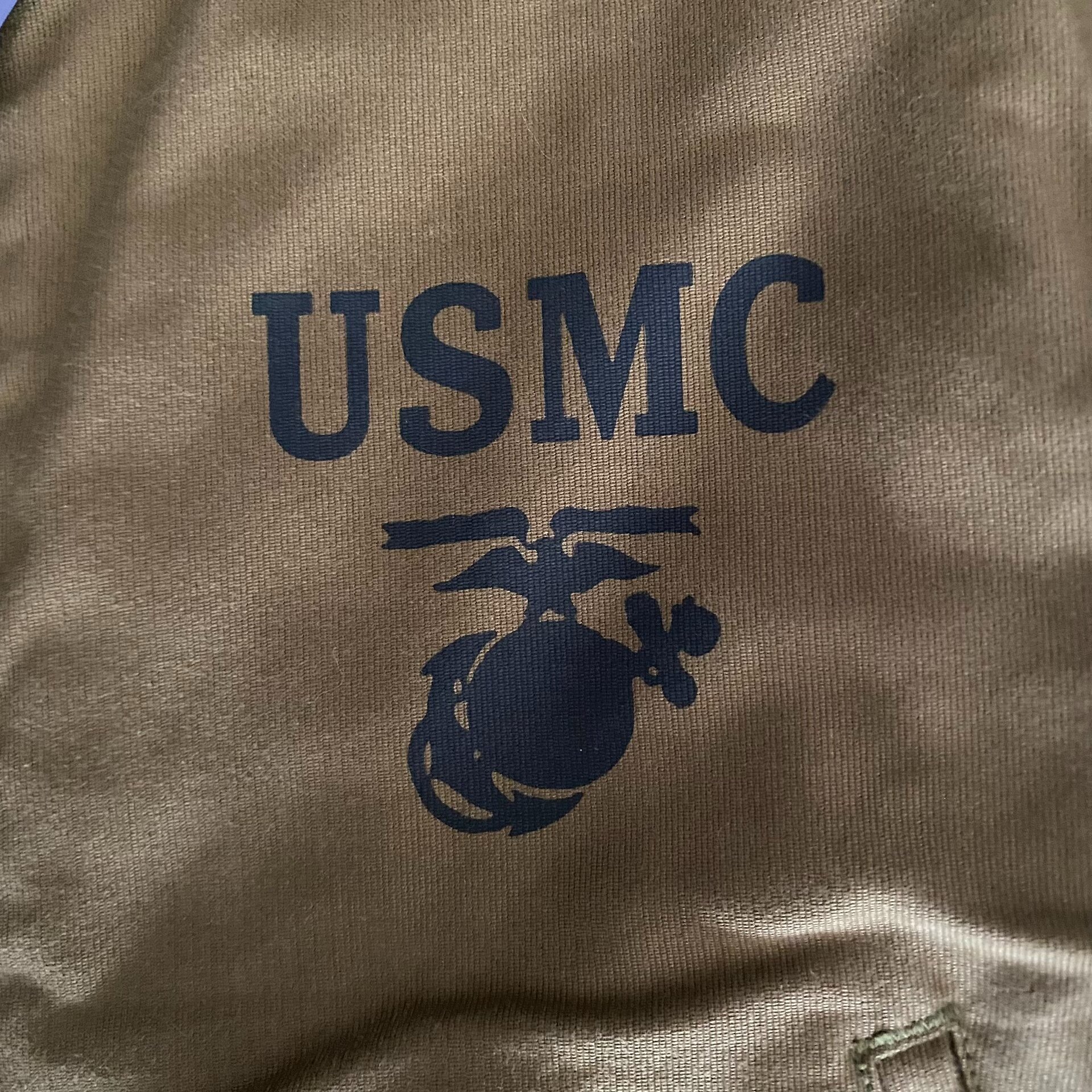 Toys McCoy N1 Navy Canvas Jacket — detail