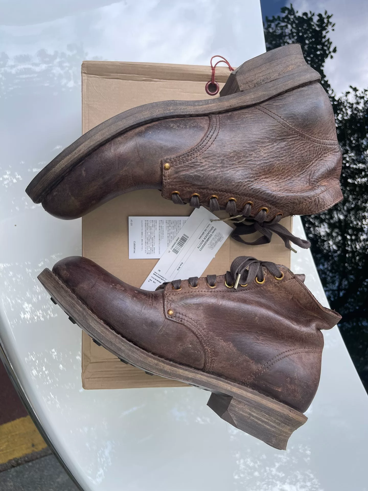 VISVIM 24SS ICT Brigadier Boot — label