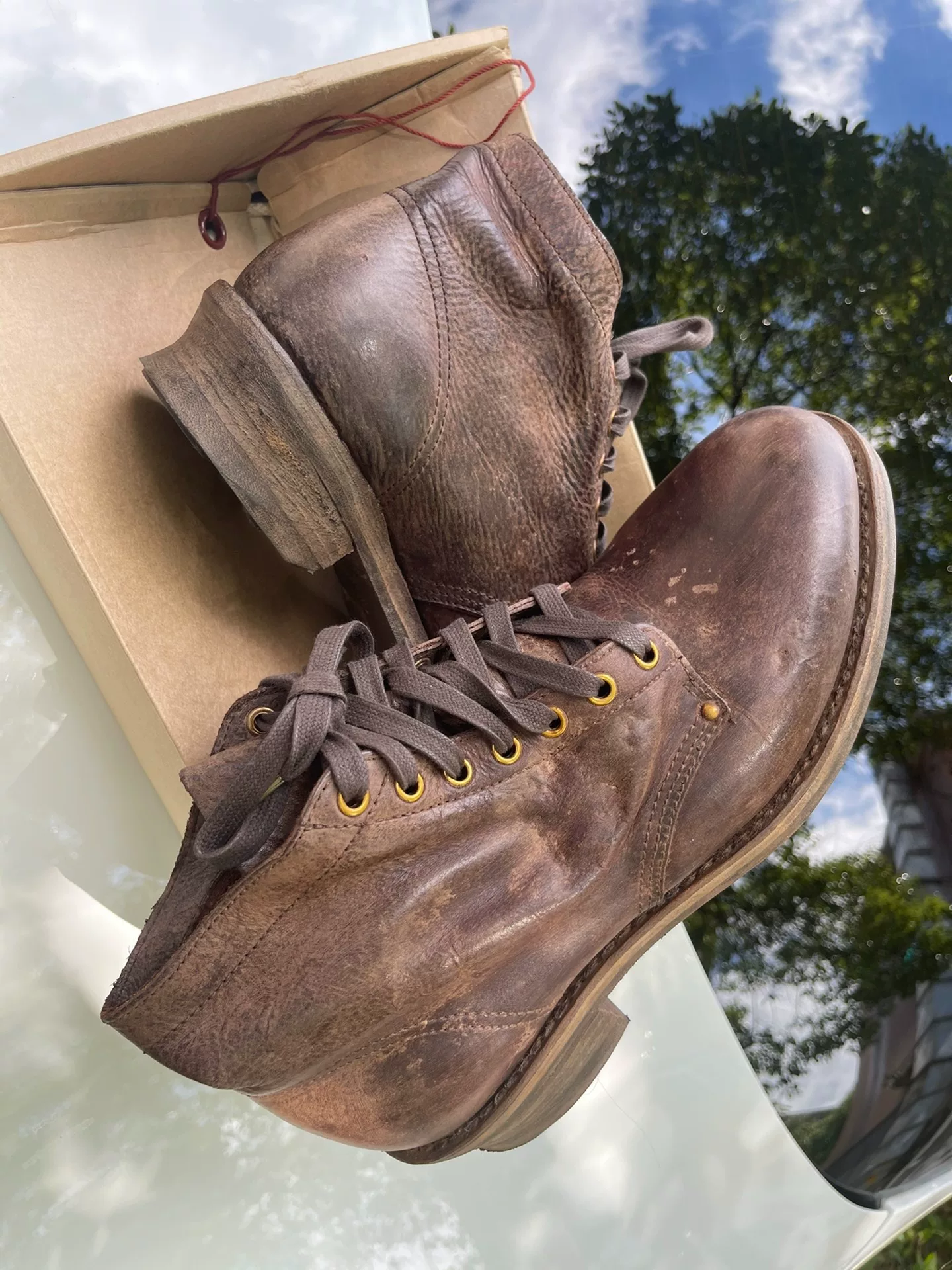 VISVIM 24SS ICT Brigadier Boot — detail