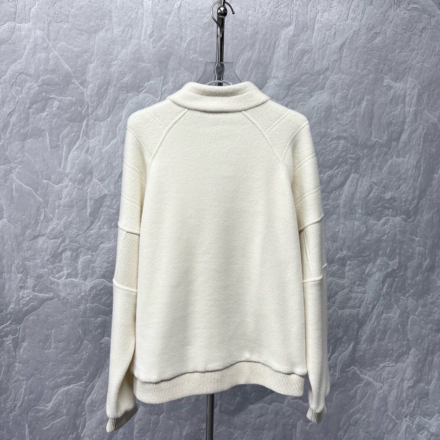 Louis Vuitton SS25 Wool Zipped Jacket — back