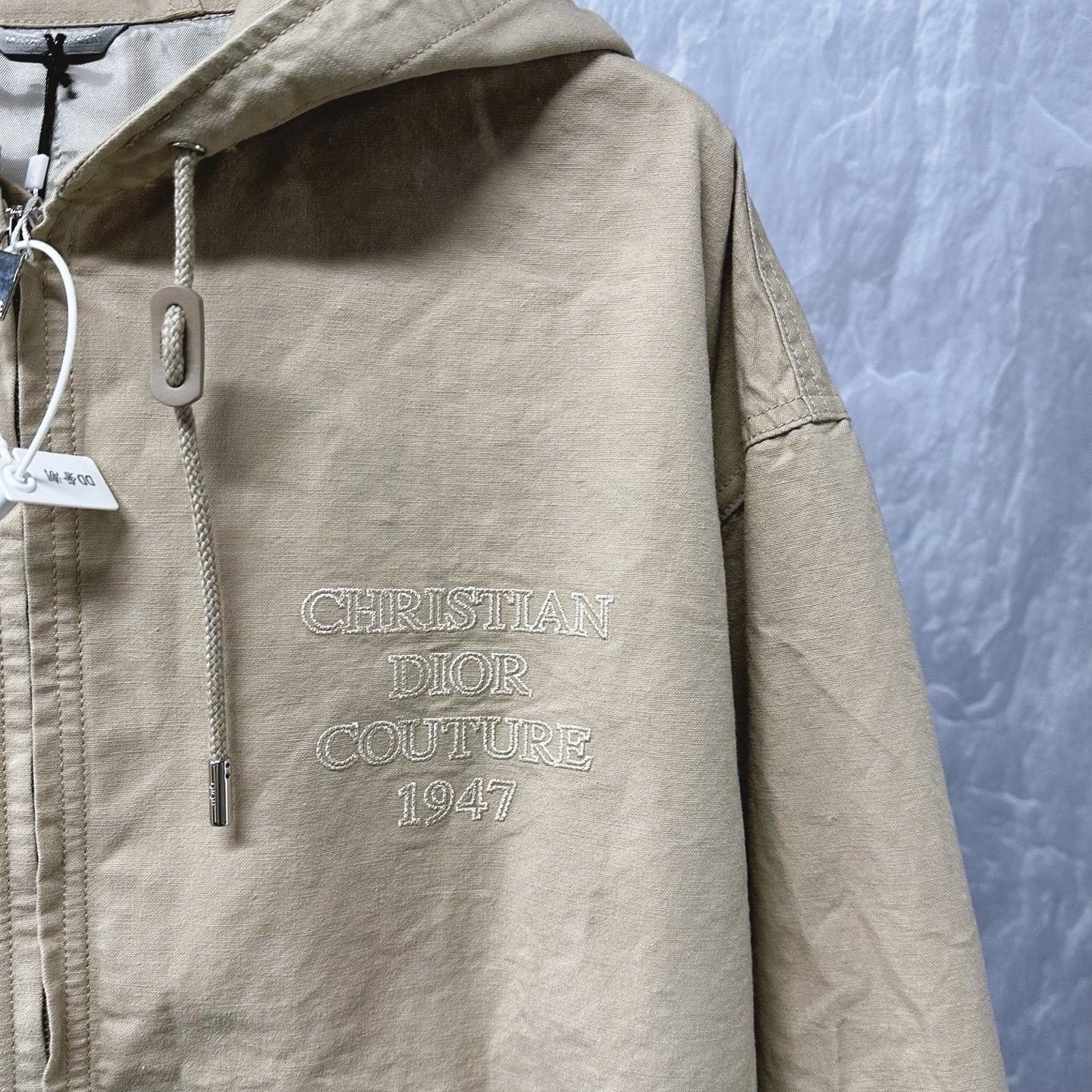 Dior SS24 1947 Logo Hooded Jacket — back