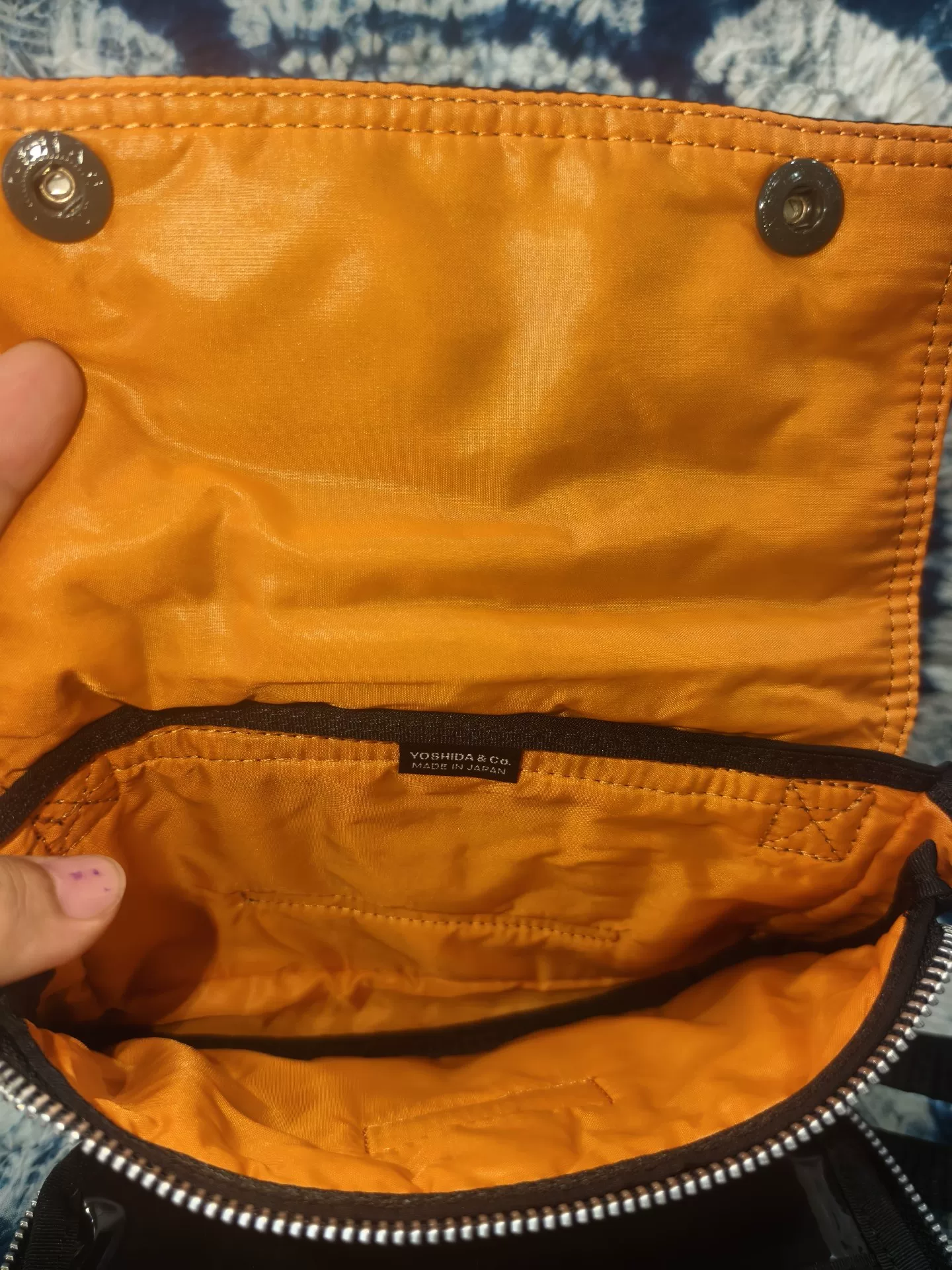 Porter Tanker Black Crossbody Shoulder Bag — back