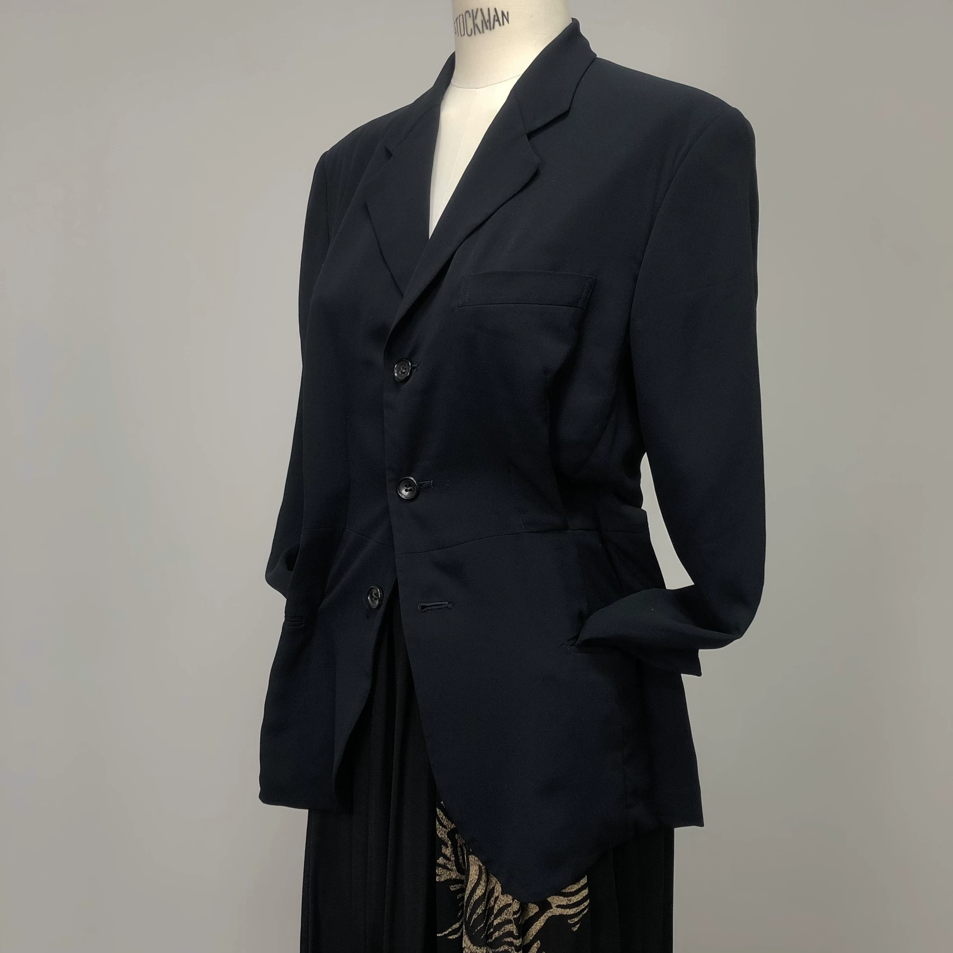 Comme des Garçons 92SS Deformed Silk Coat