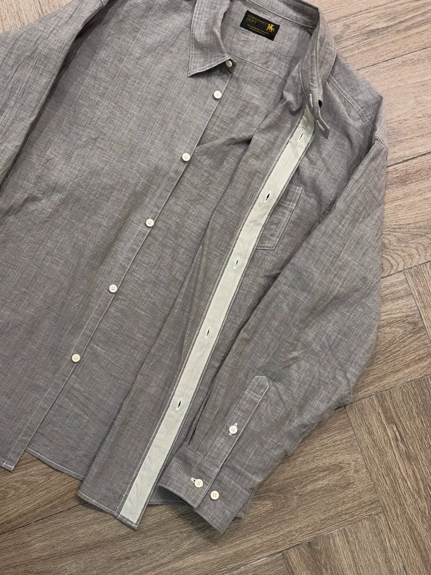 VISVIM 24AW CHAMBRAY L/S SHIRT — label
