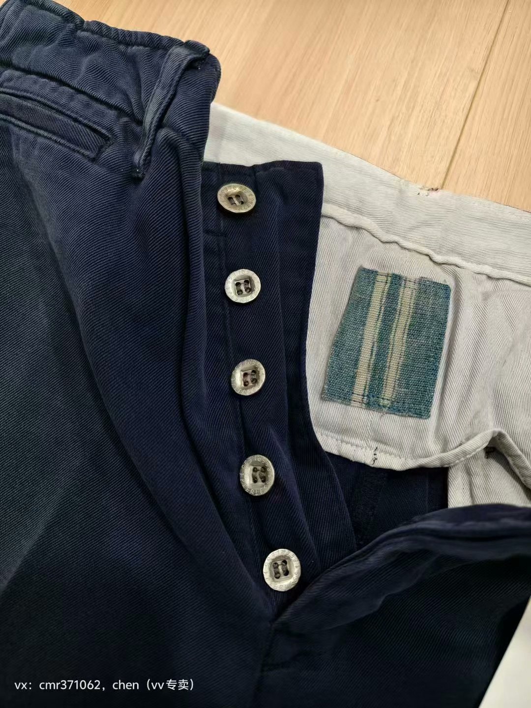 VISVIM 23AW ICT CHINO PANTS DMGD — label
