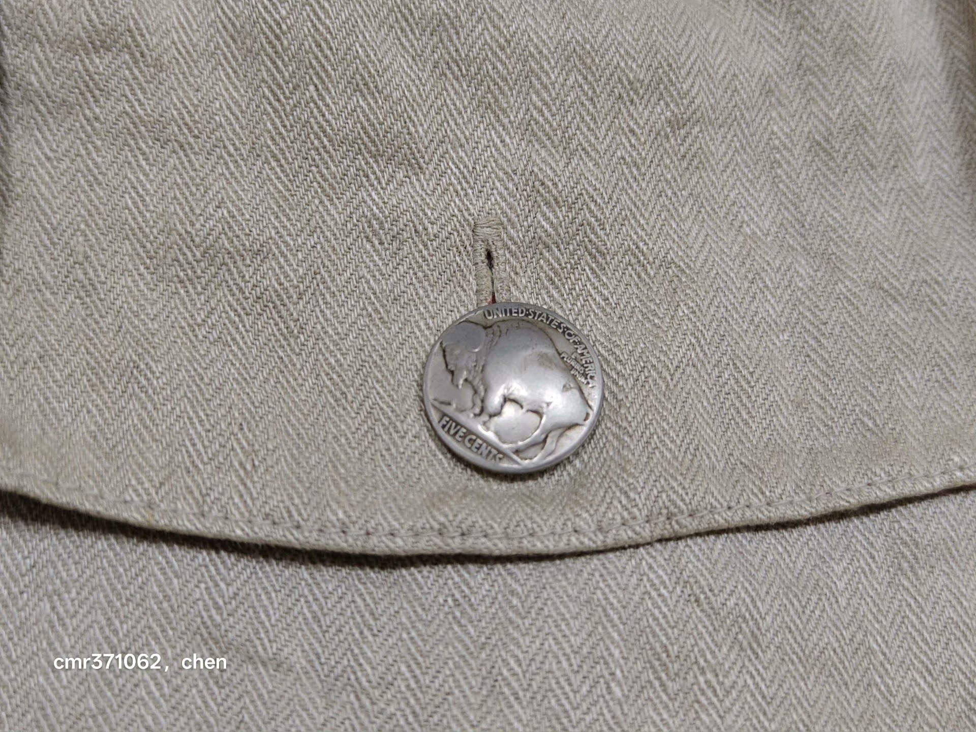 visvim 18ss Spot Medicine Bag Herringbone — detail