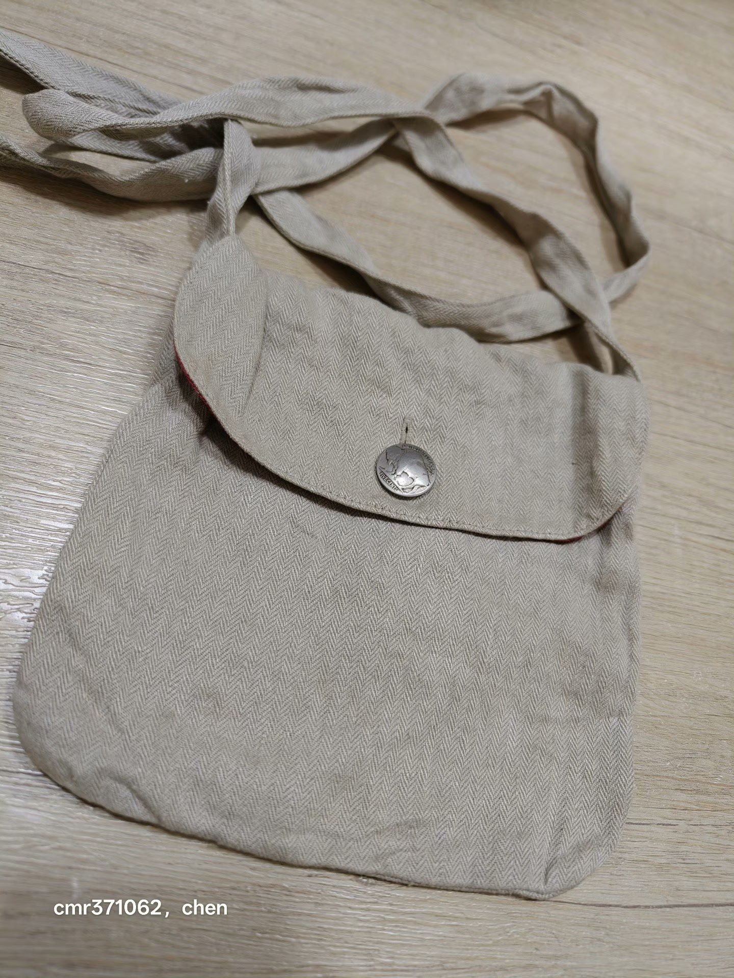 visvim 18ss Spot Medicine Bag Herringbone — front