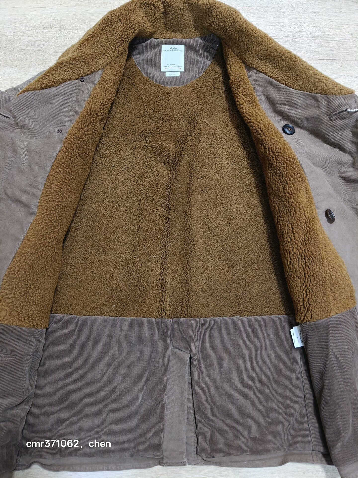 VISVIM 23AW FURLONG P.COAT — back