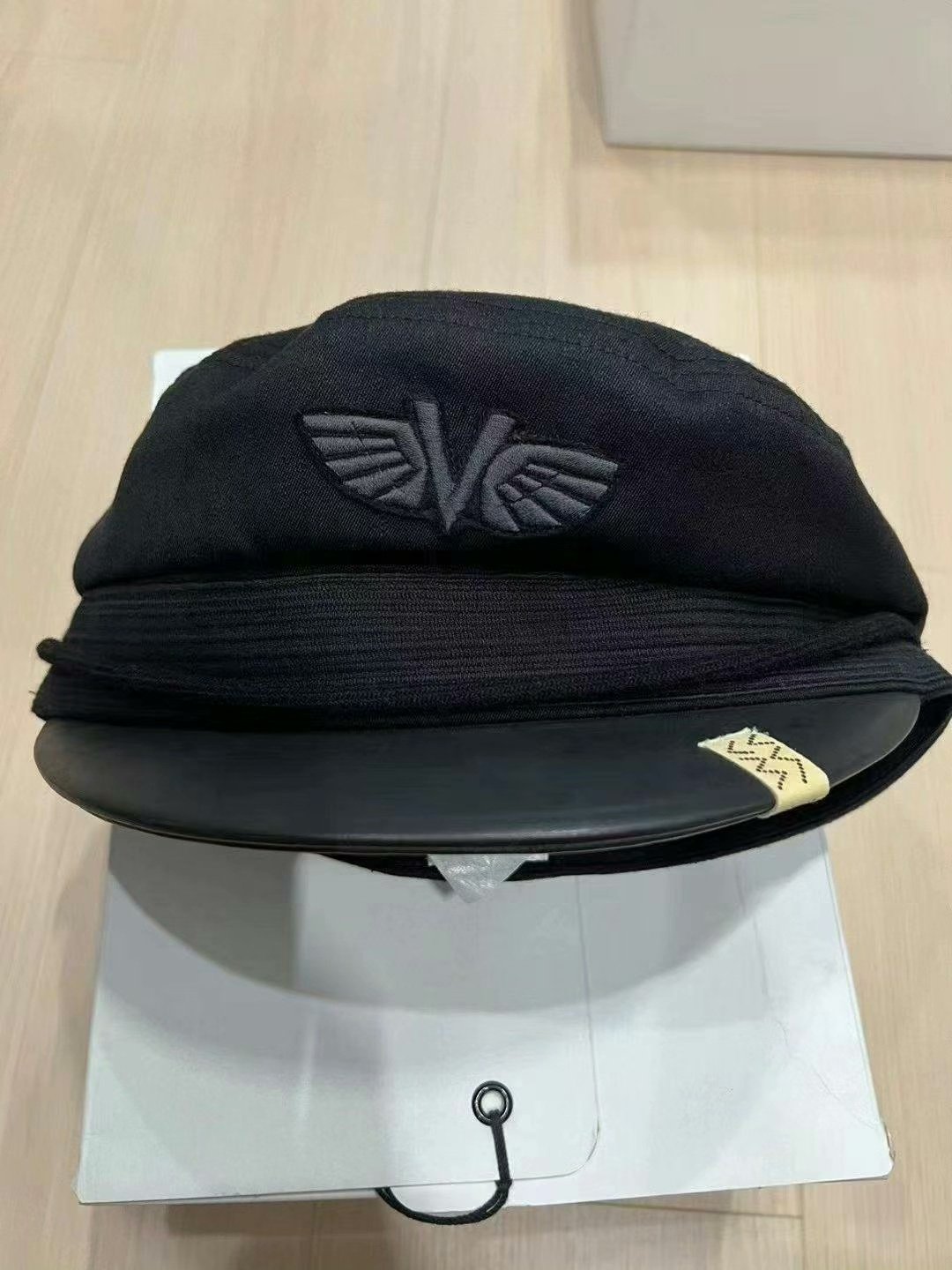VISVIM 20AW BIKER HAT — label