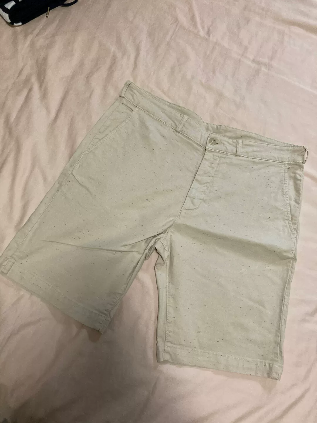 Maison Kitsune Cotton-Linen Shorts Size 32