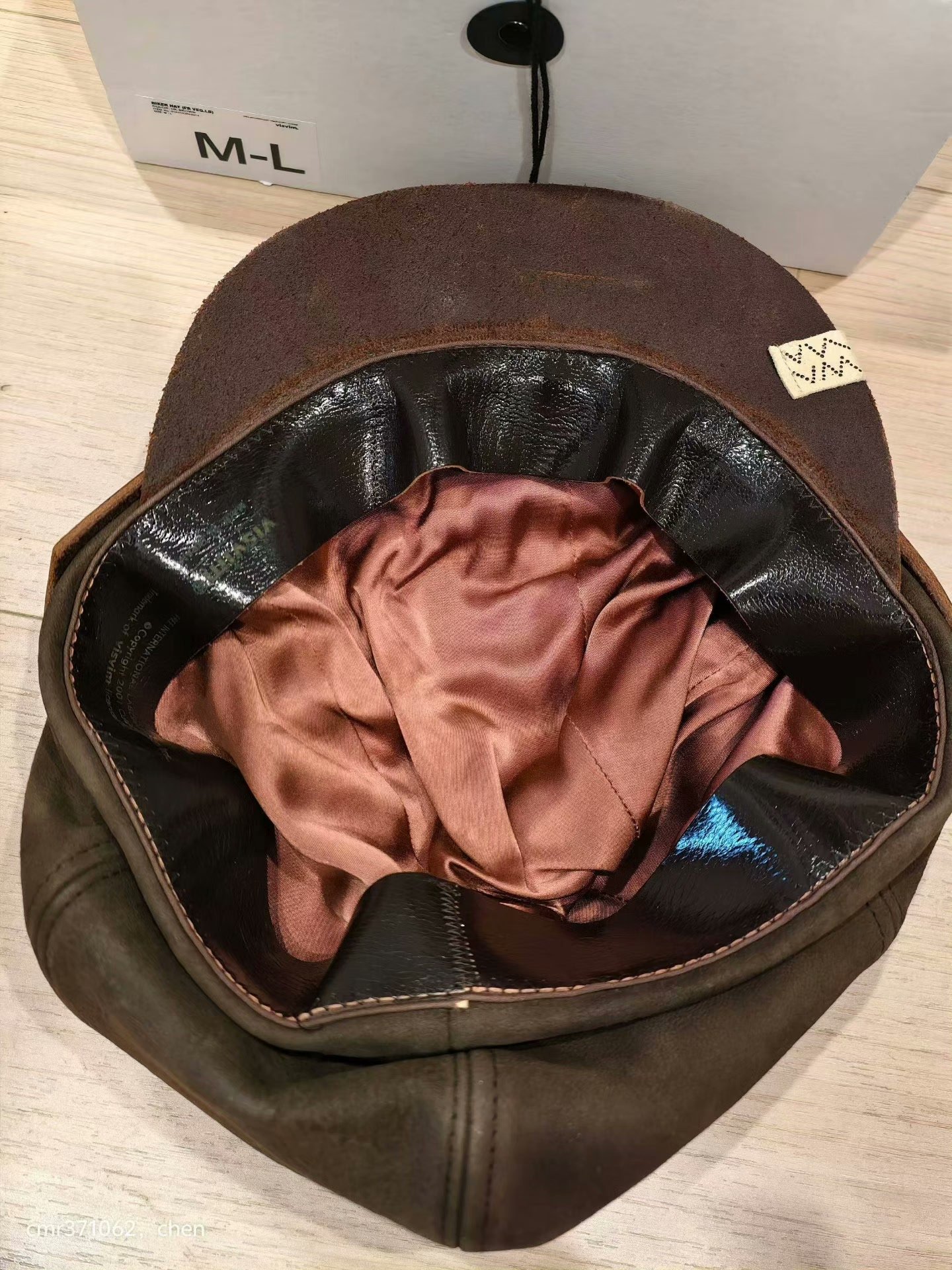 VISVIM 23SS Biker Hat — label