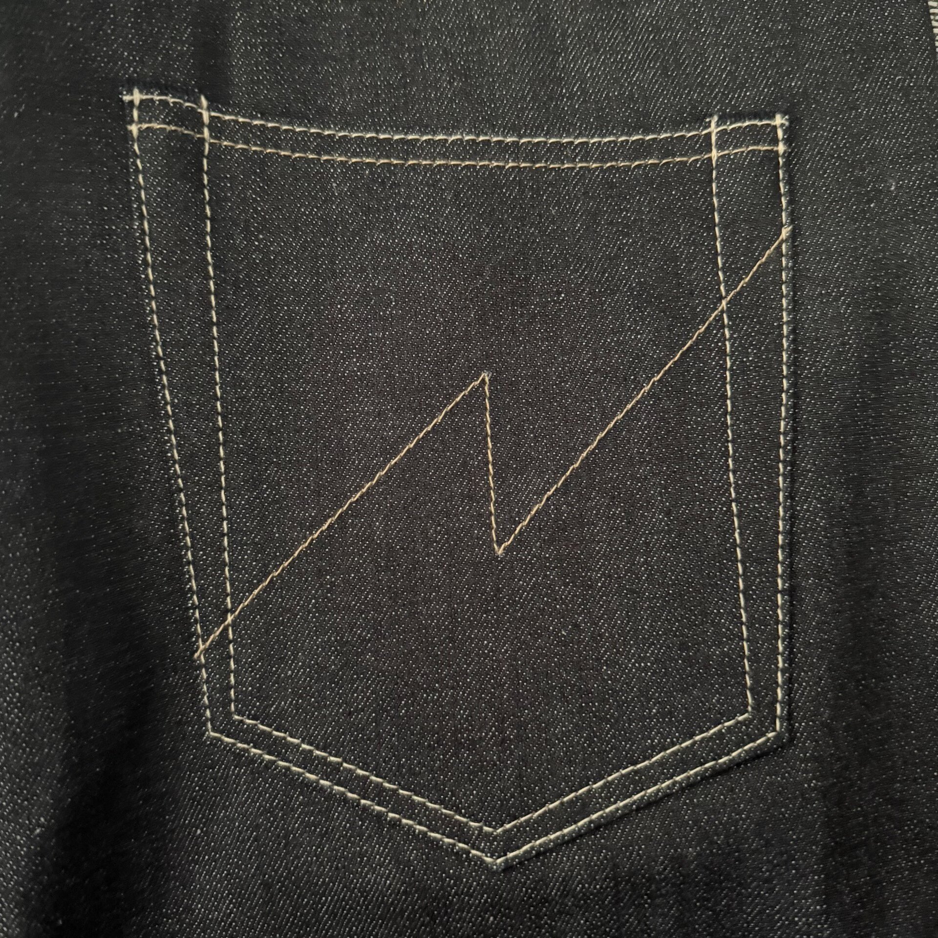 Neighborhood 24AW Basic Raw Denim Jeans — back