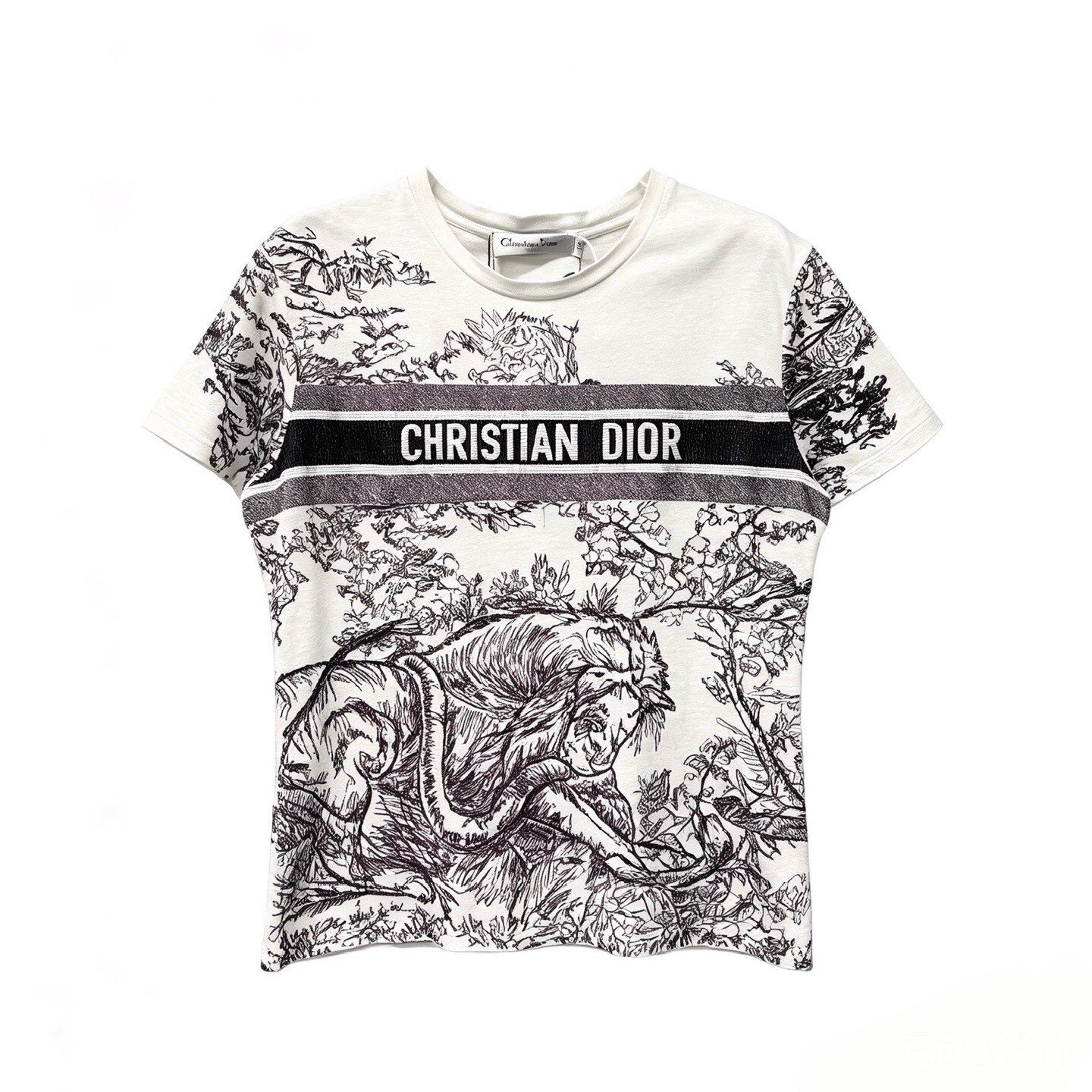 Dior Christian Dior Animal Print Tee