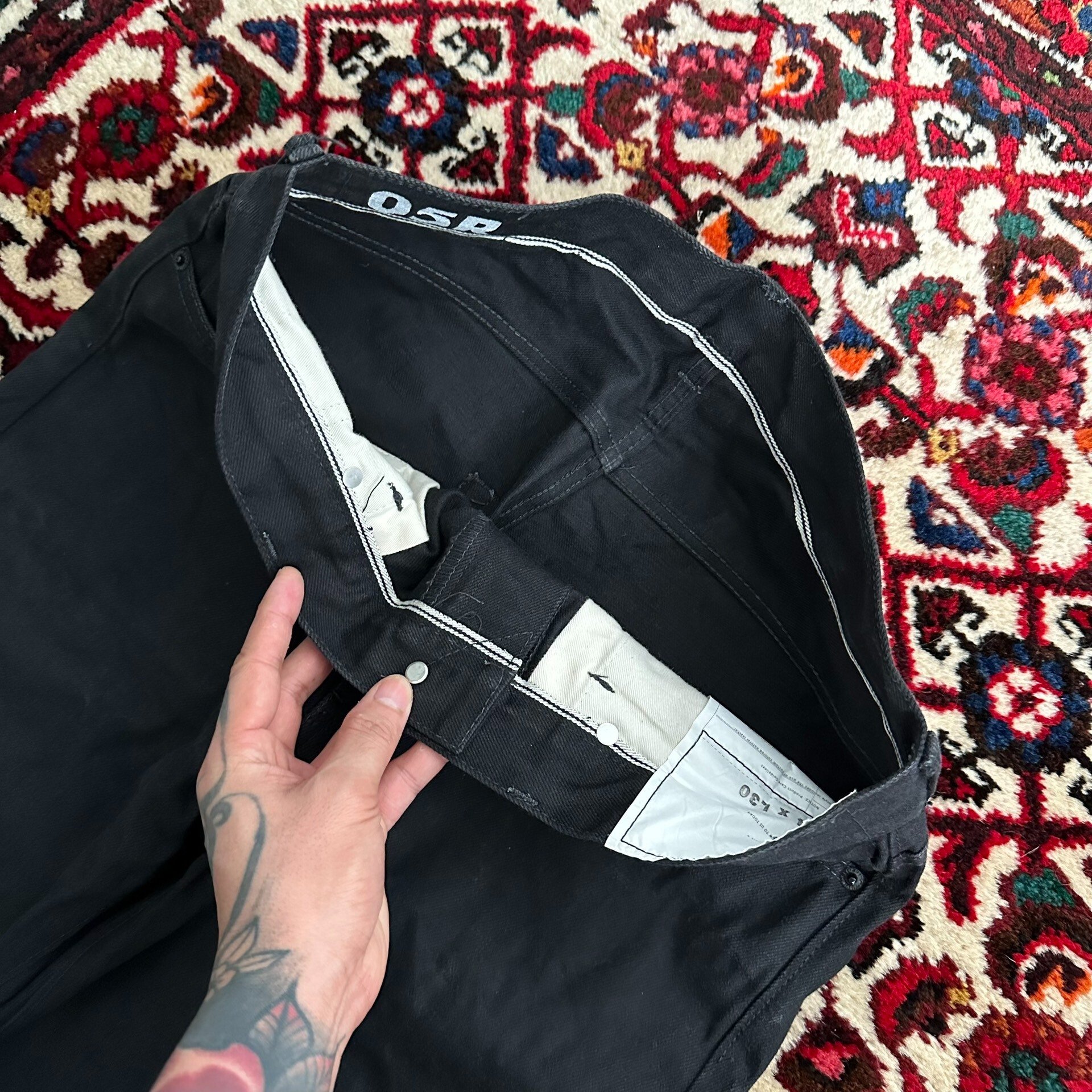 visvim 10aw 05R CMYK Jeans — label
