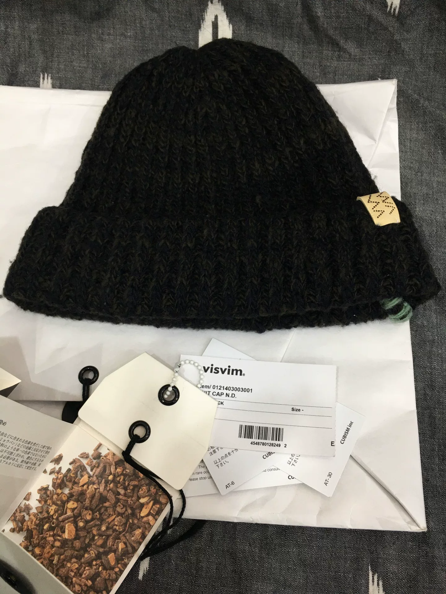 VISVIM 22AW SPOT KNIT CAP — front