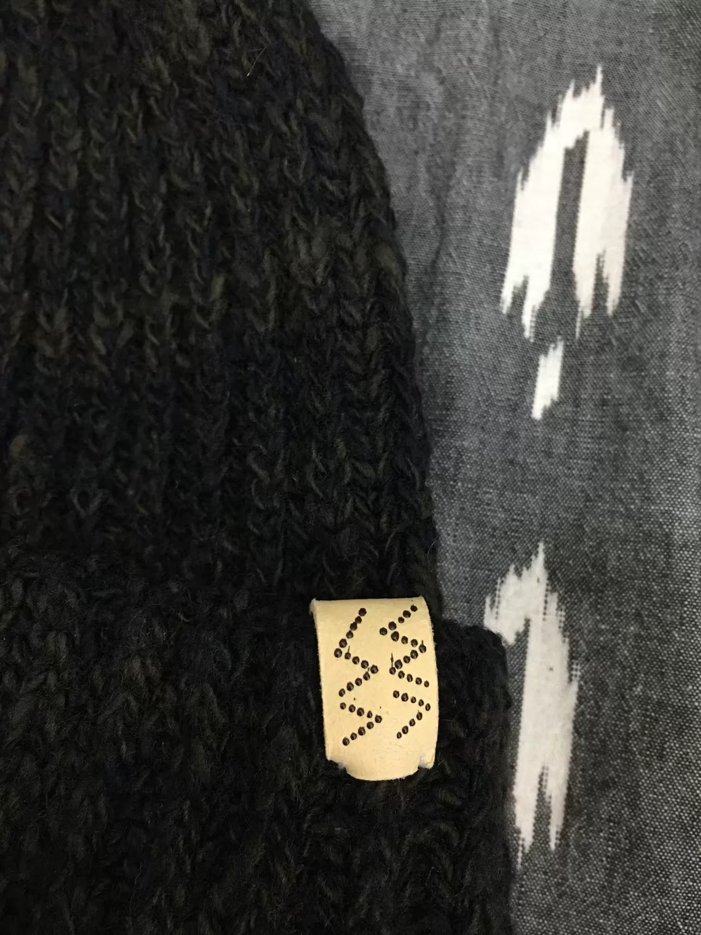VISVIM 22AW SPOT KNIT CAP — detail
