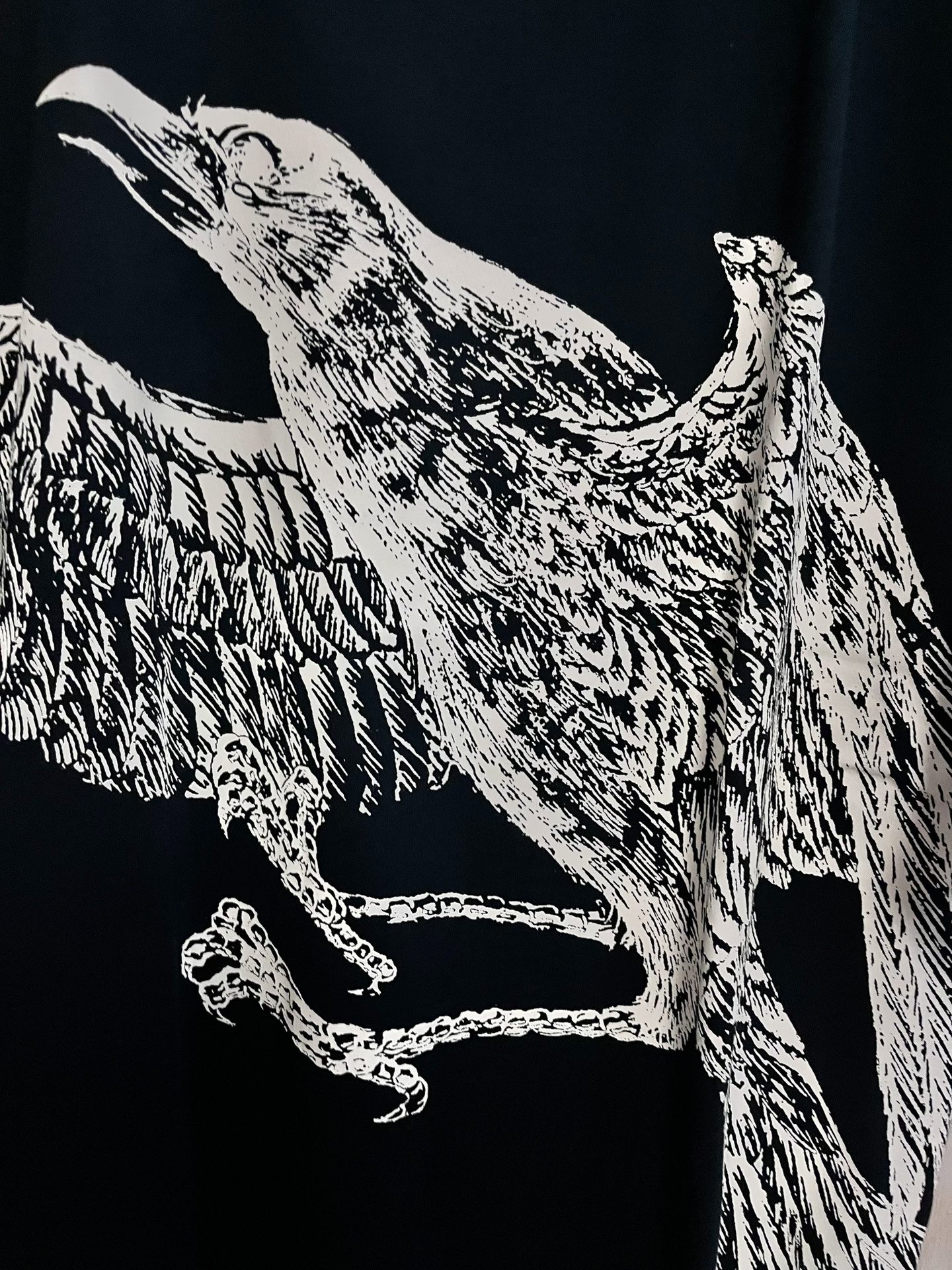 Yohji Yamamoto Raven Print Short-Sleeve T-shirt — back