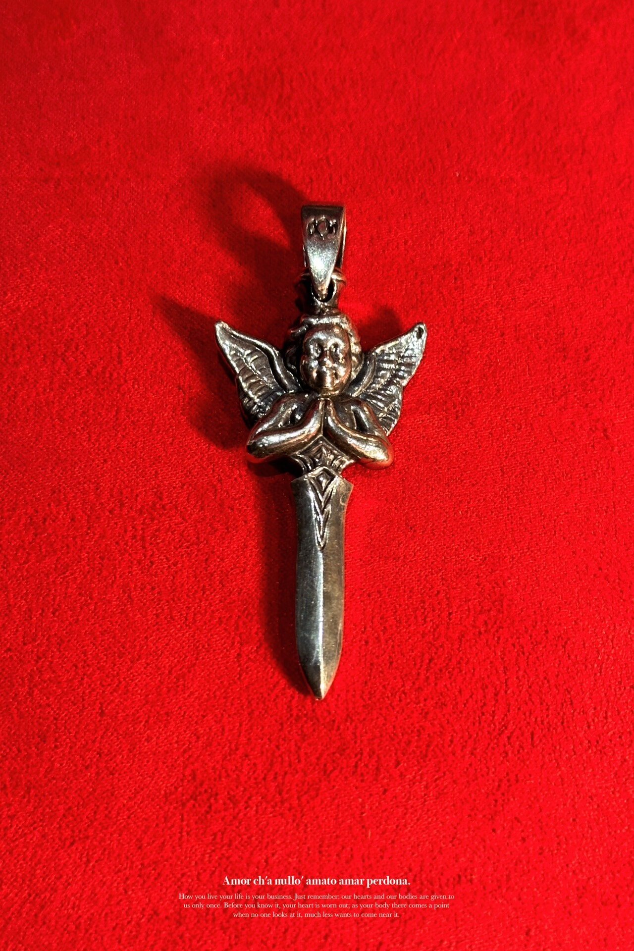 Yohji Yamamoto Angel Blade Silver Pendant
