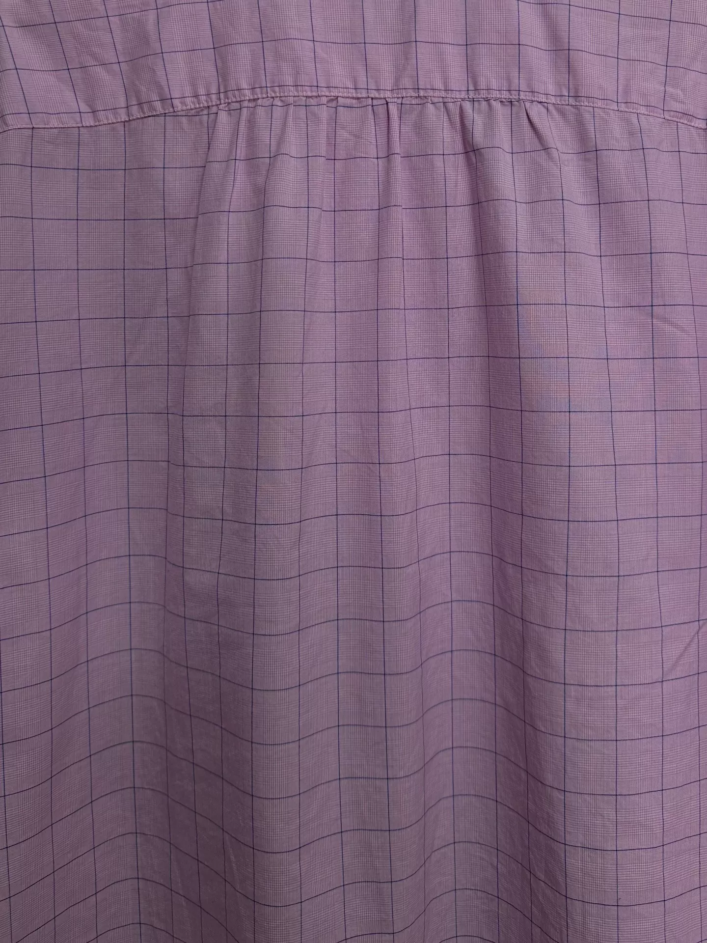Bergfabel Plaid Silk Cotton Shirt — back