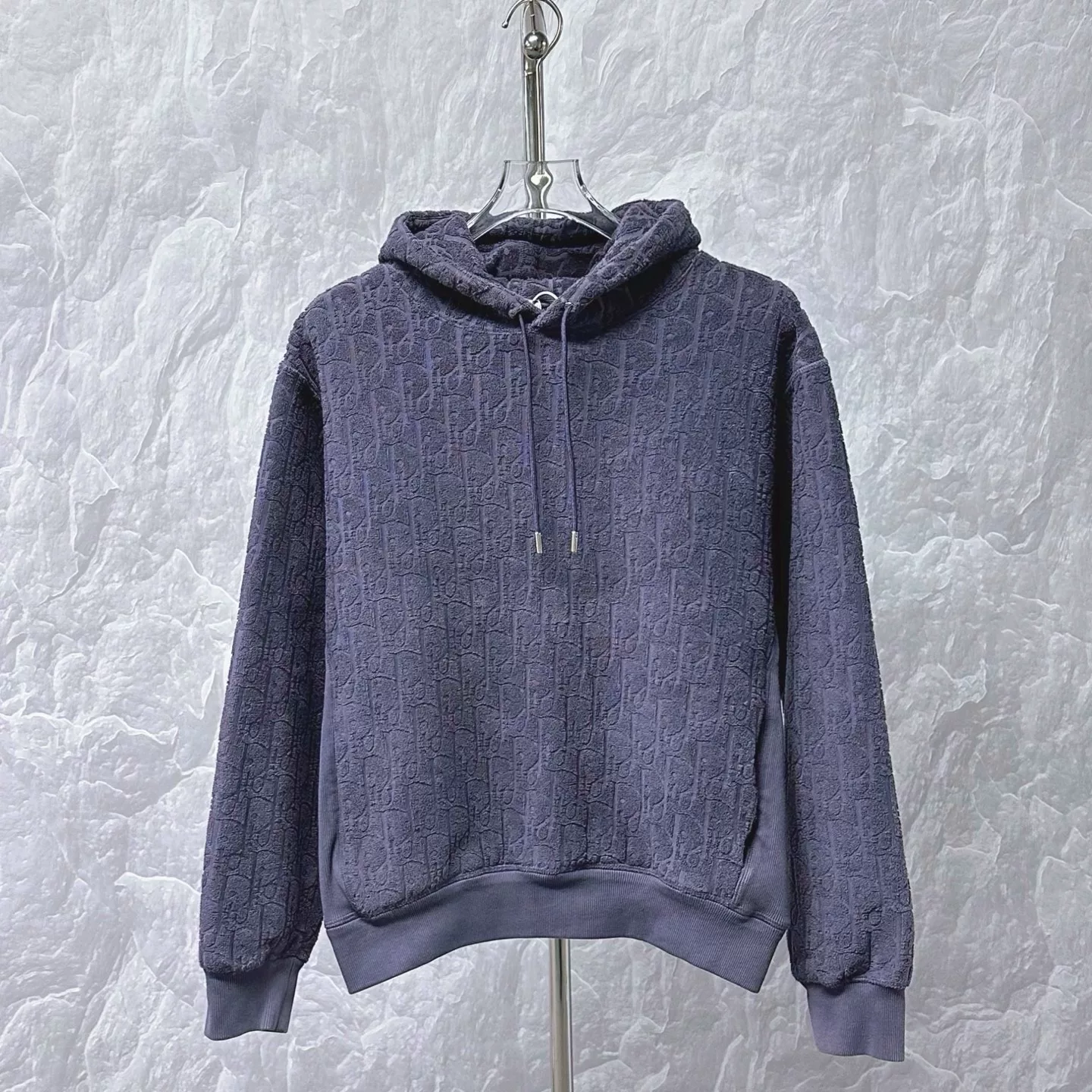 Dior All-Over Embossed Logo Hoodie