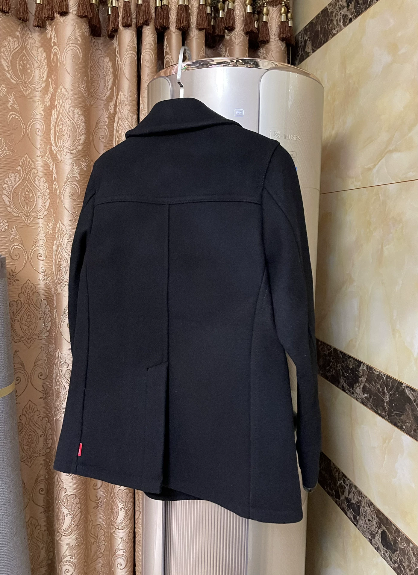 WTAPS Black Watch Coat — front