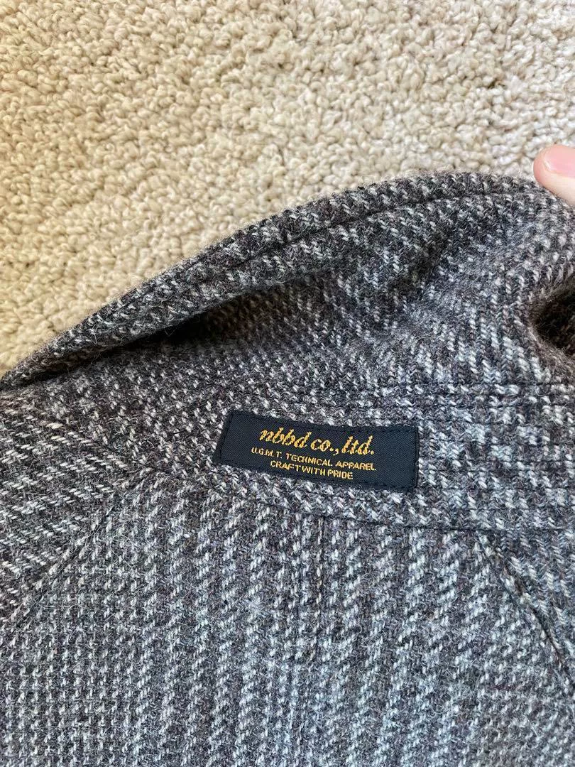 NEIGHBORHOOD Houndstooth ENG Coat — label
