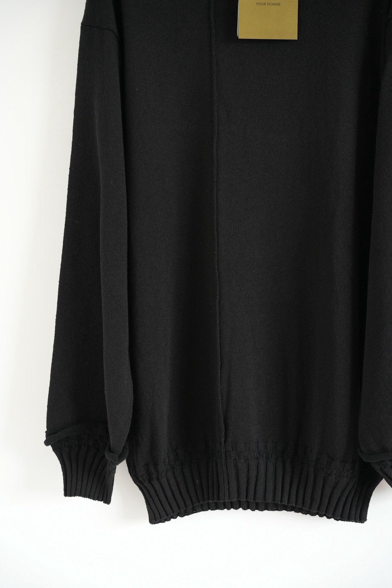 Yohji Yamamoto 24AW Slit Sweater — back