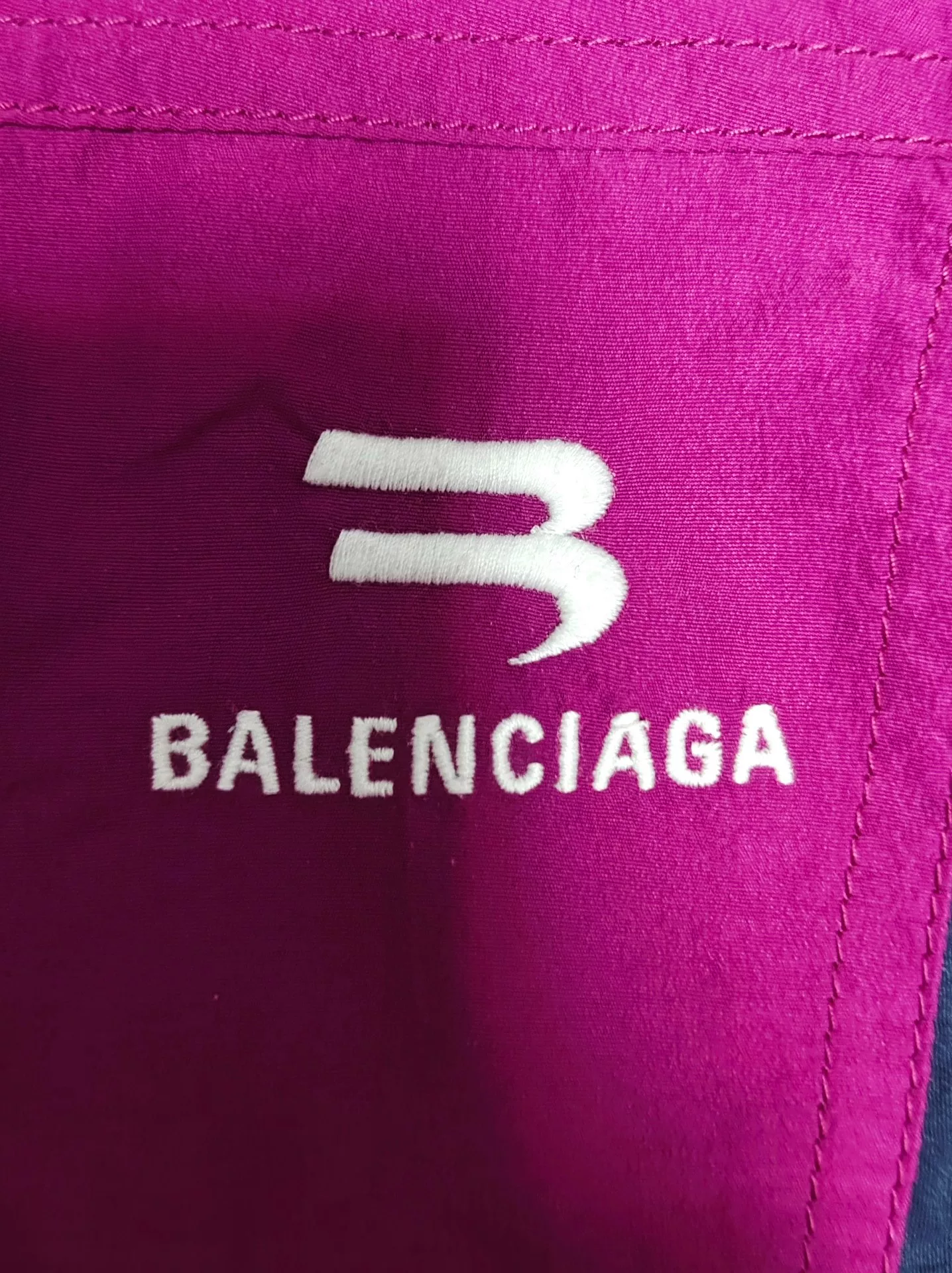 Balenciaga 22ss SportyB Pink Black Jacket — back
