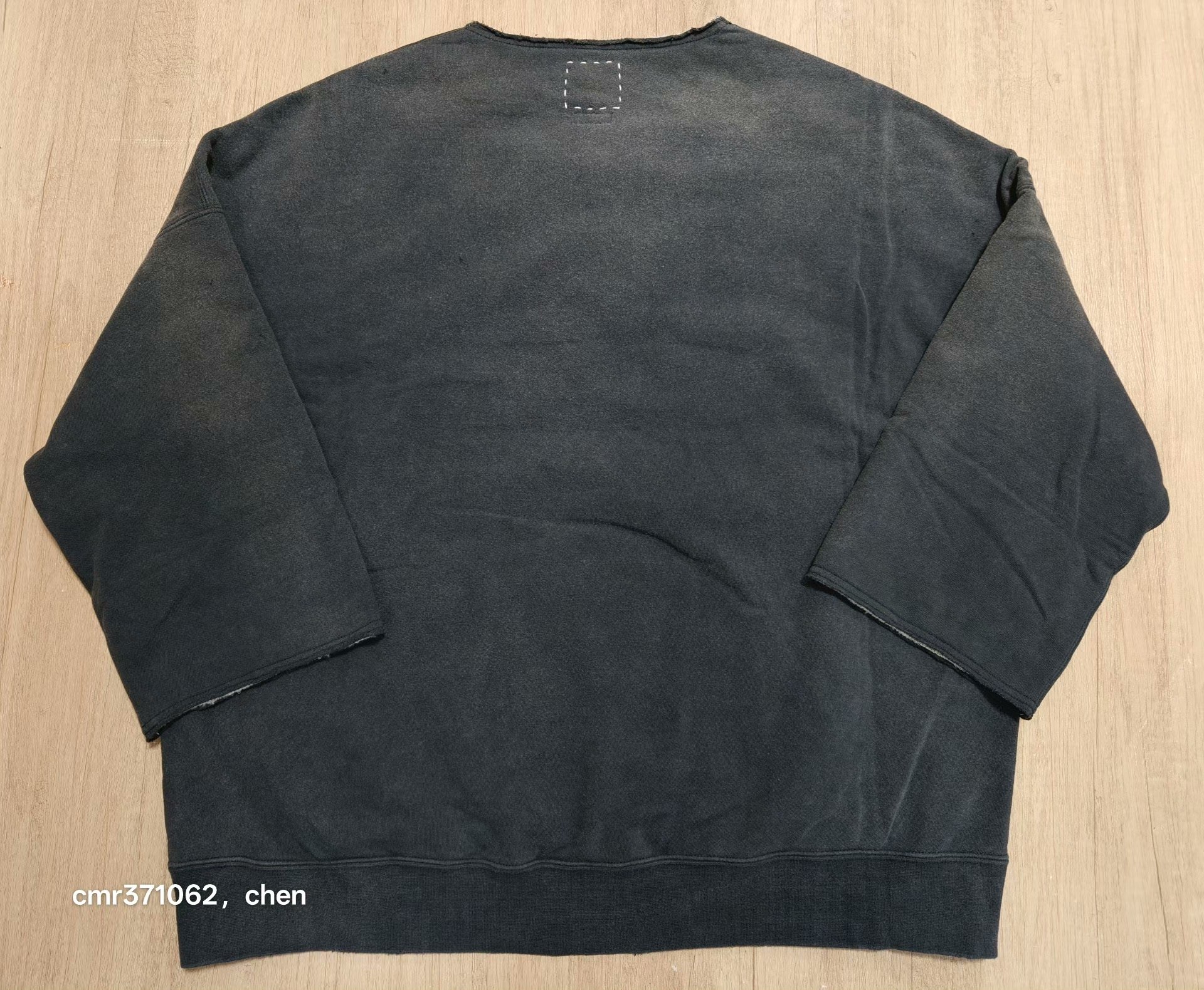 VISVIM 25AW BURROW DUAL SWEAT CRASH — label