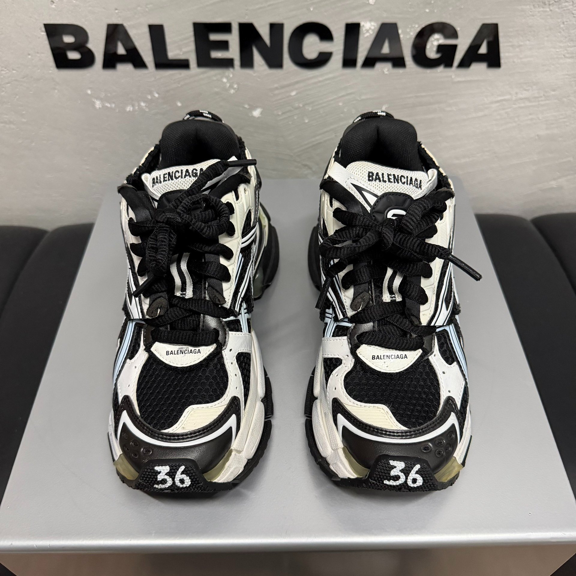 Balenciaga Runner Dad Shoes — front