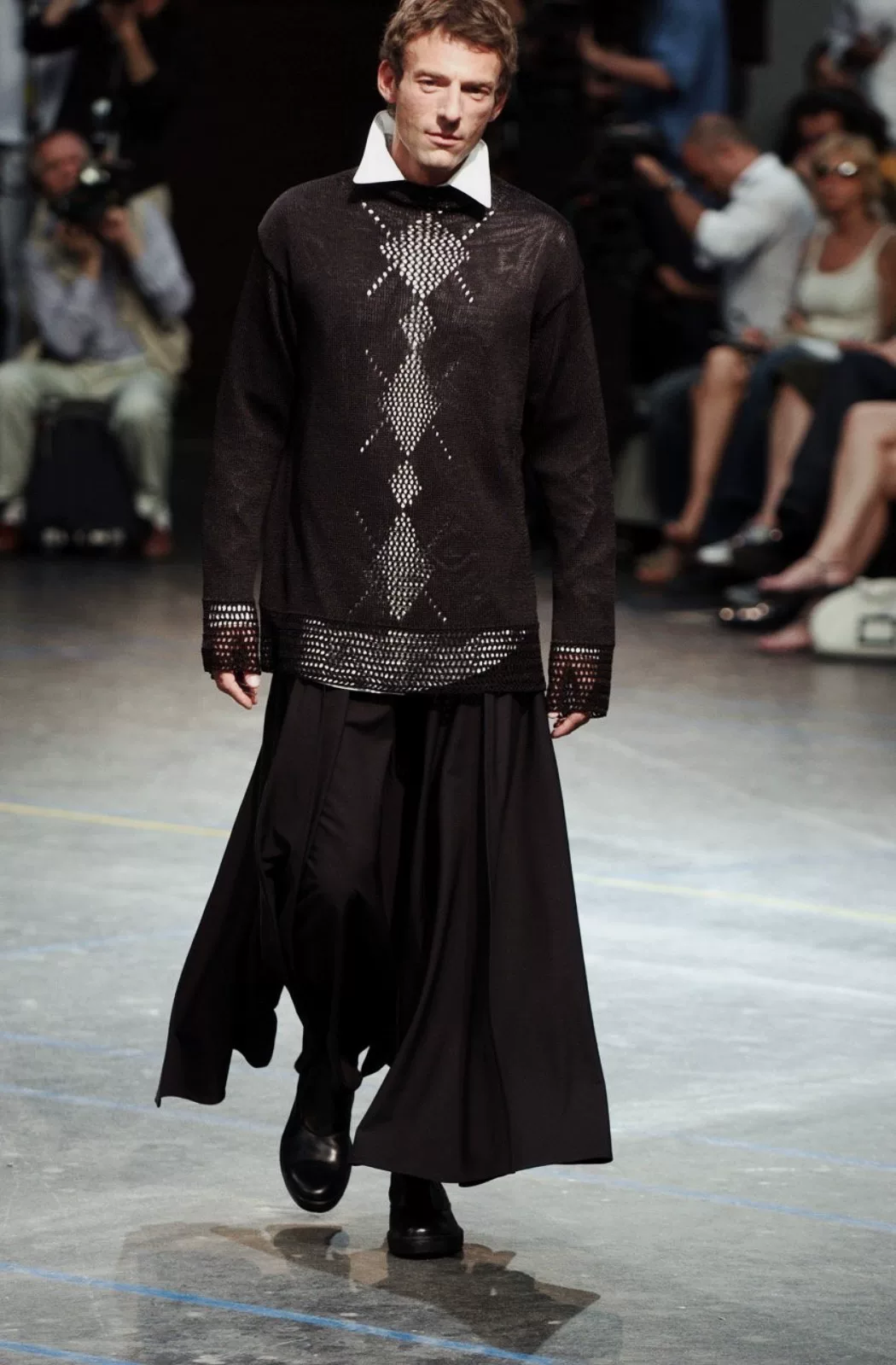 Yohji Yamamoto 2004SS Sheer Knit Top — back