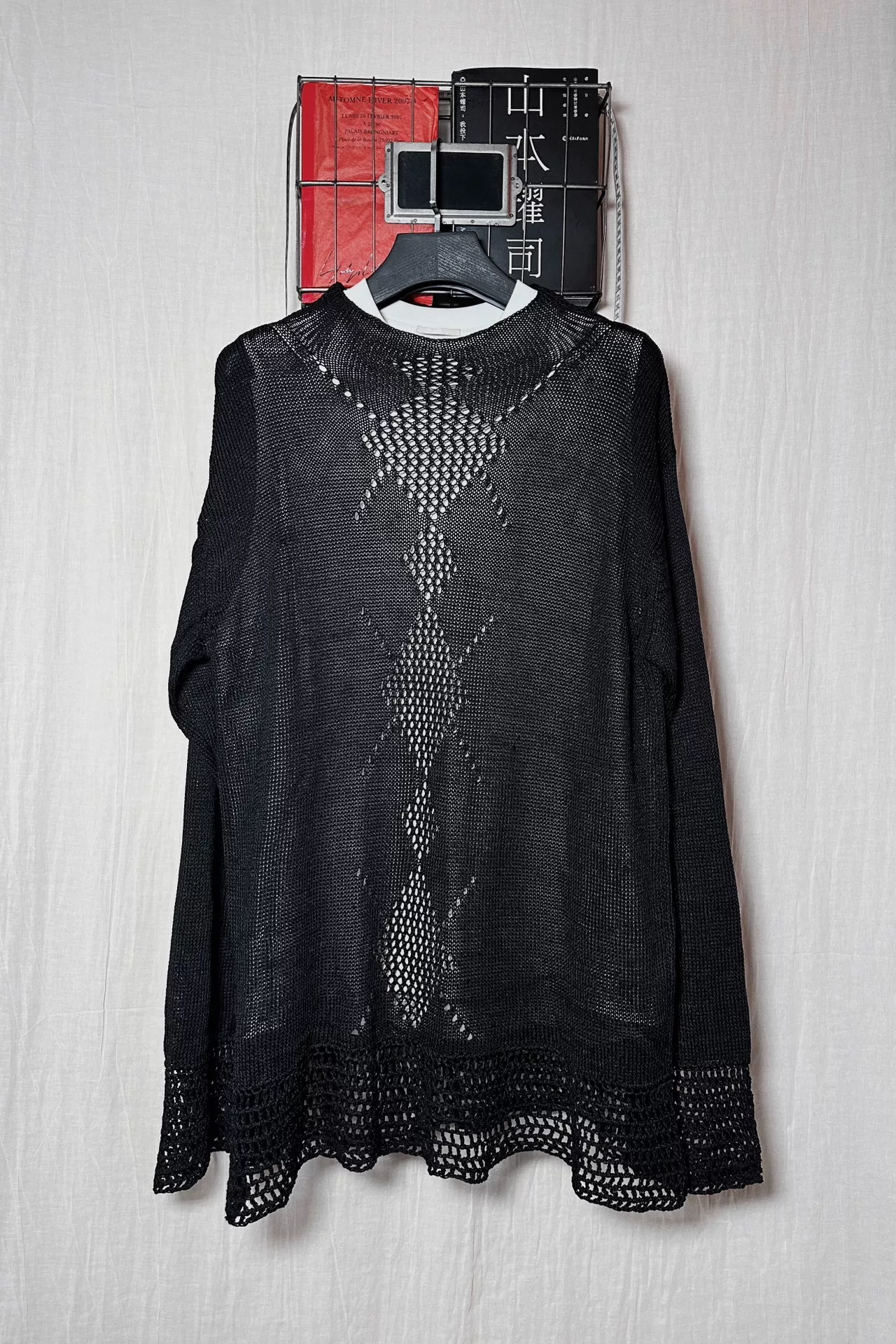 Yohji Yamamoto 2004SS Sheer Knit Top — front