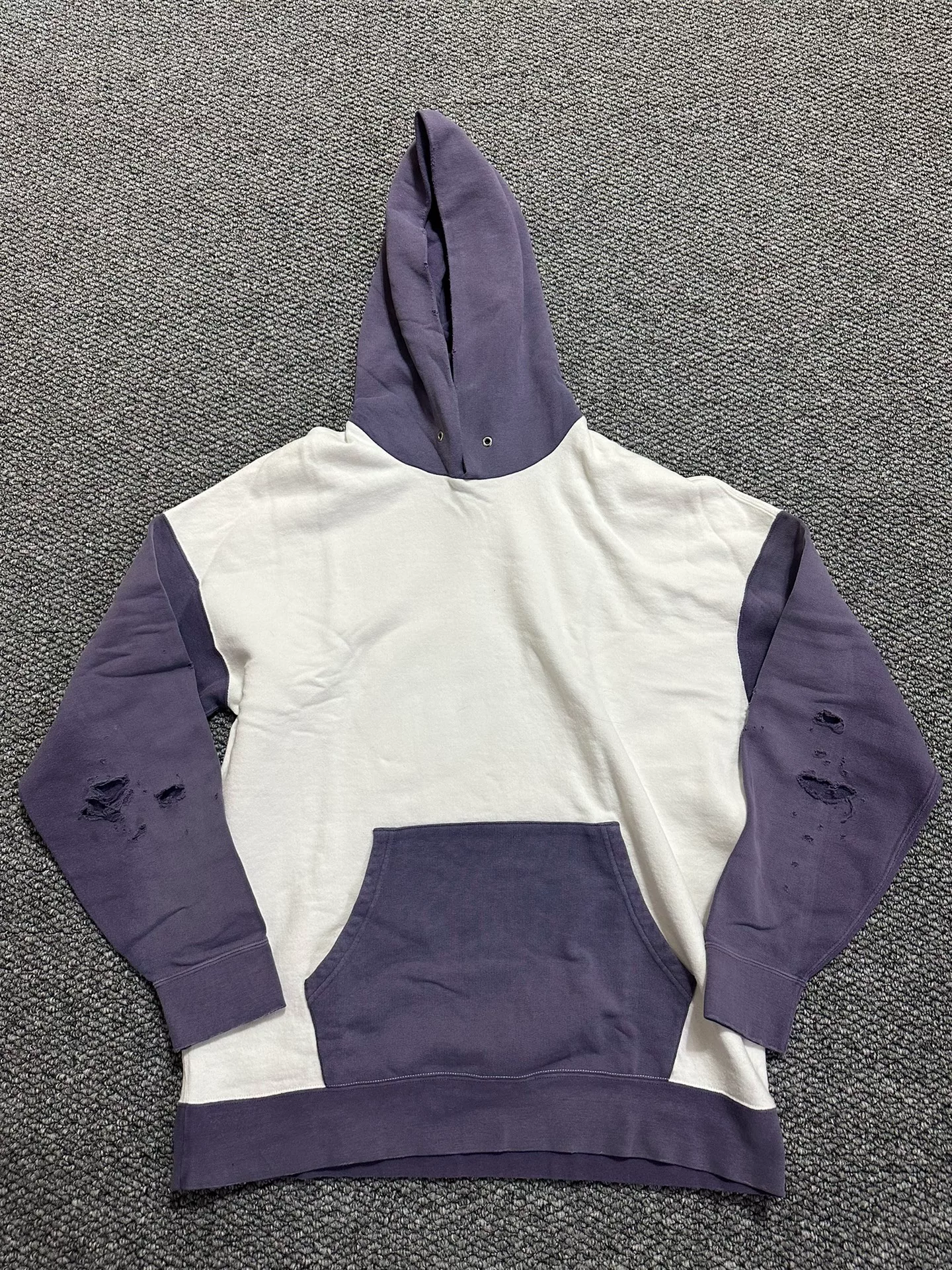 visvim jumbo distressed hoodie