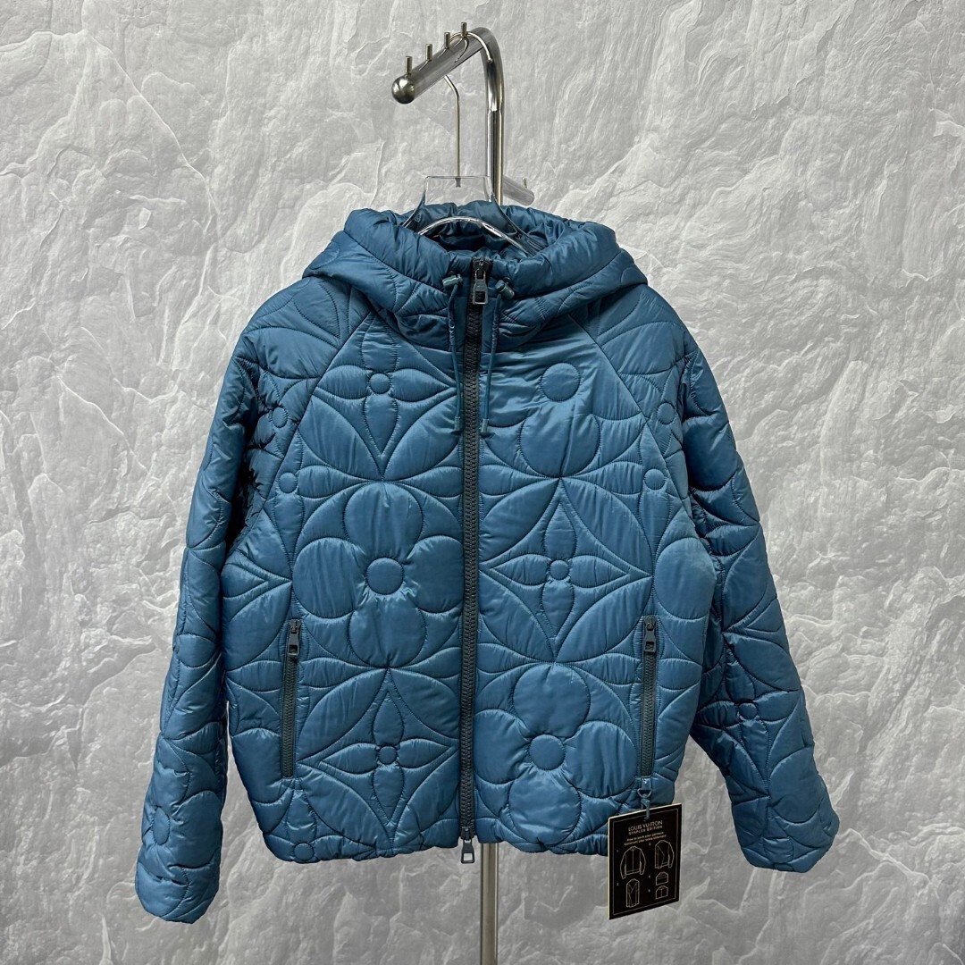 Louis Vuitton Embossed Monogram Cotton Coat