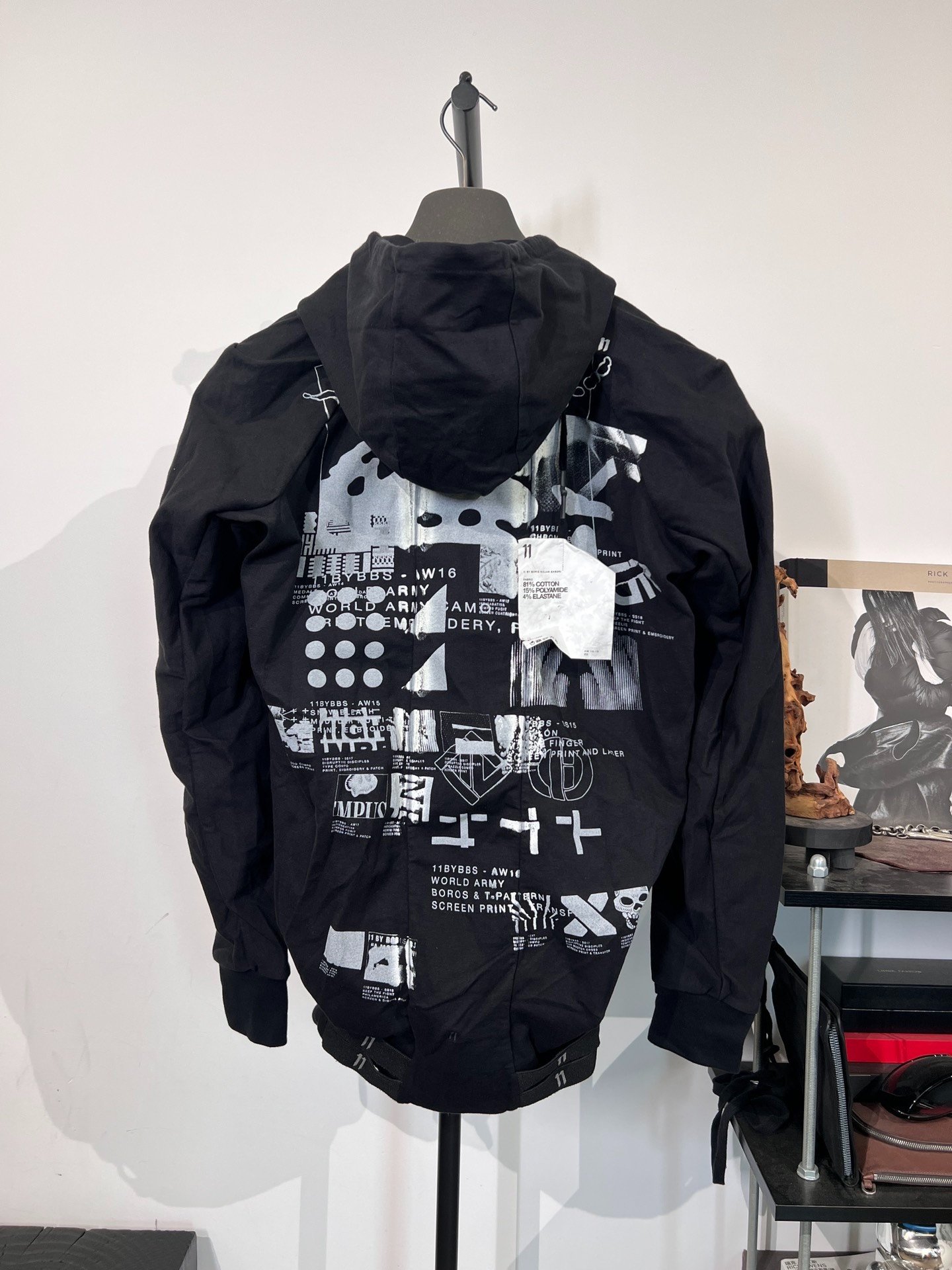 Boris Bidjan Saberi 11by BBS Z2F Hooded Jacket
