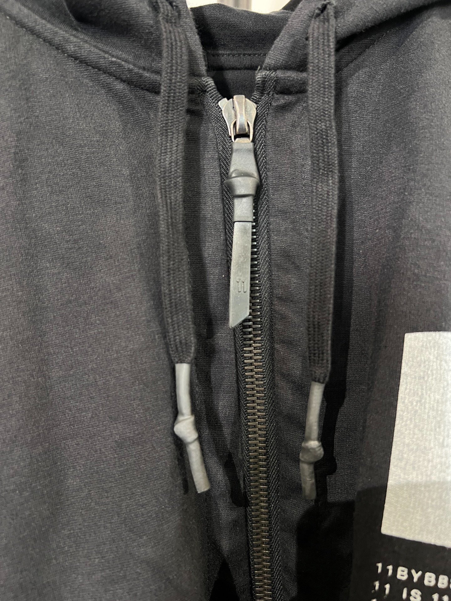 Boris Bidjan Saberi 11by BBS Z2F Hooded Jacket — label
