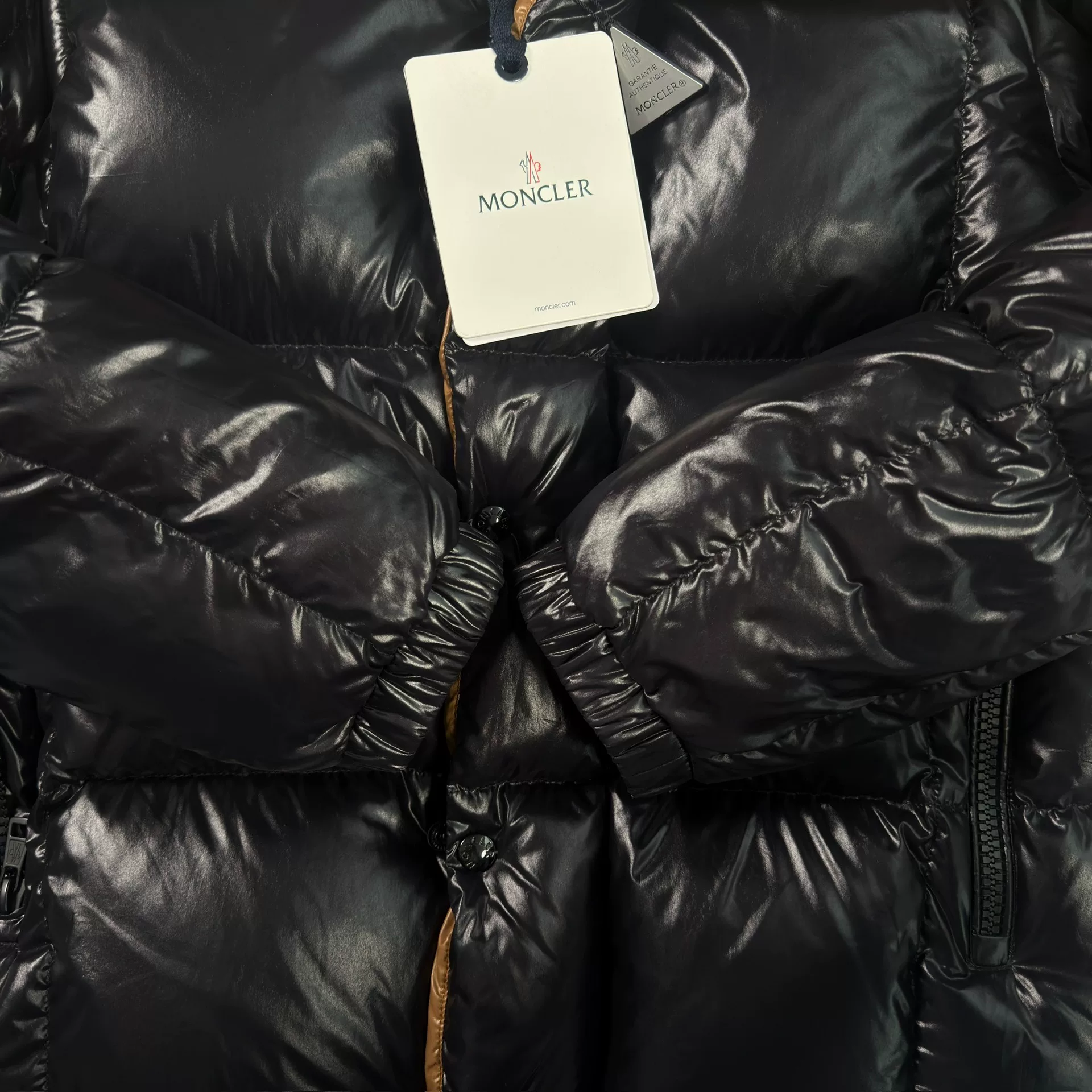 Moncler Parana Short Black Down Jacket — back