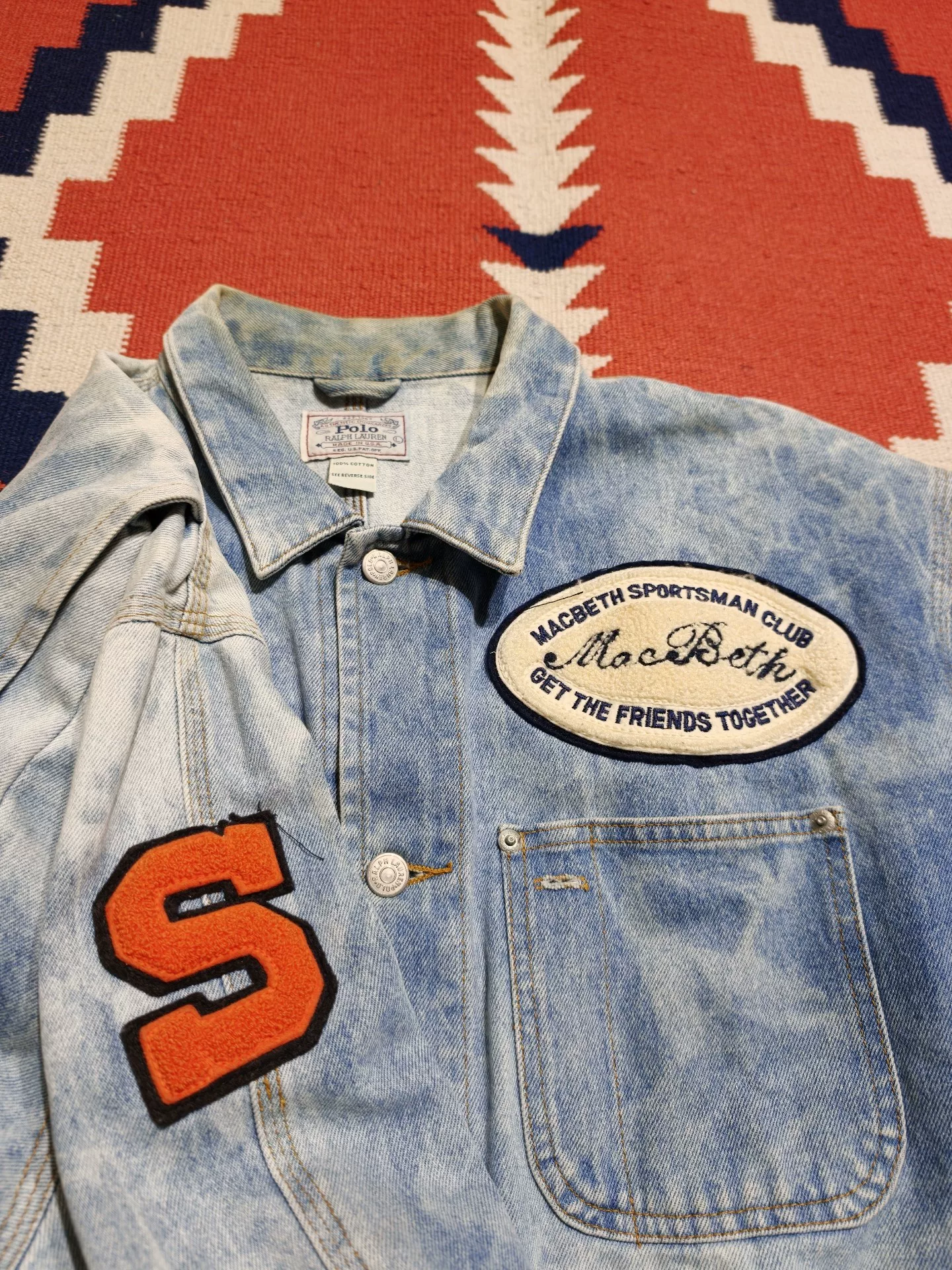 Vintage Polo Ralph Lauren Denim Jacket — detail