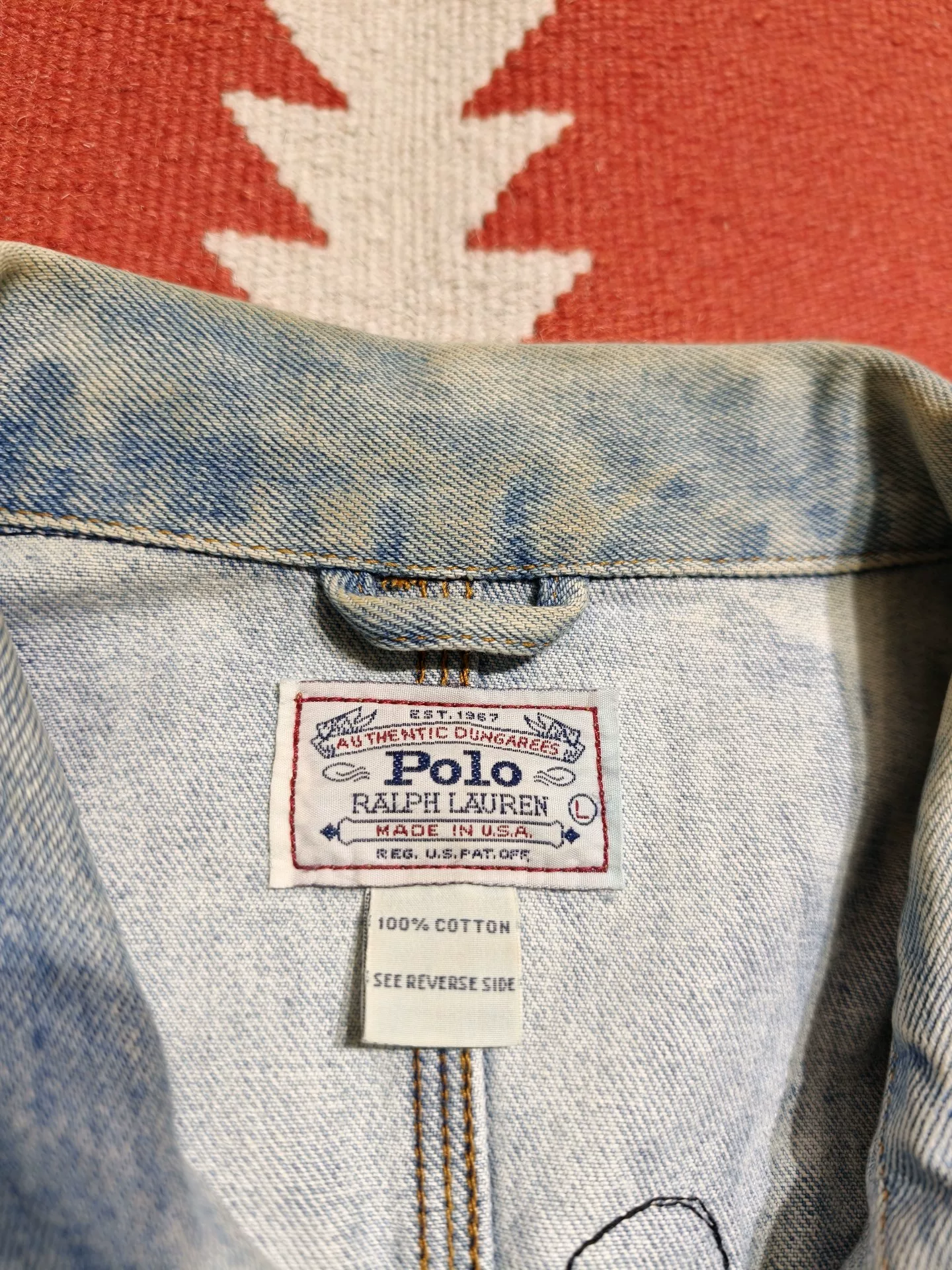 Vintage Polo Ralph Lauren Denim Jacket — label