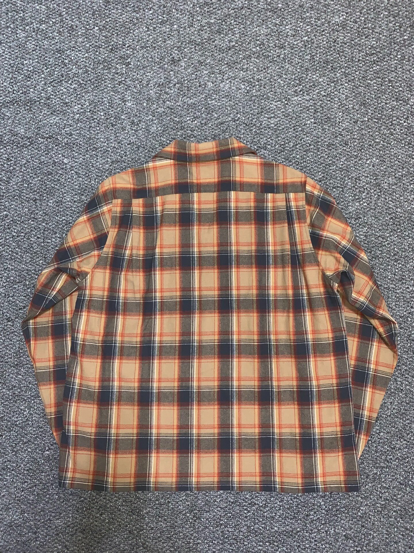 visvim Plaid Wool Linen Shirt — back