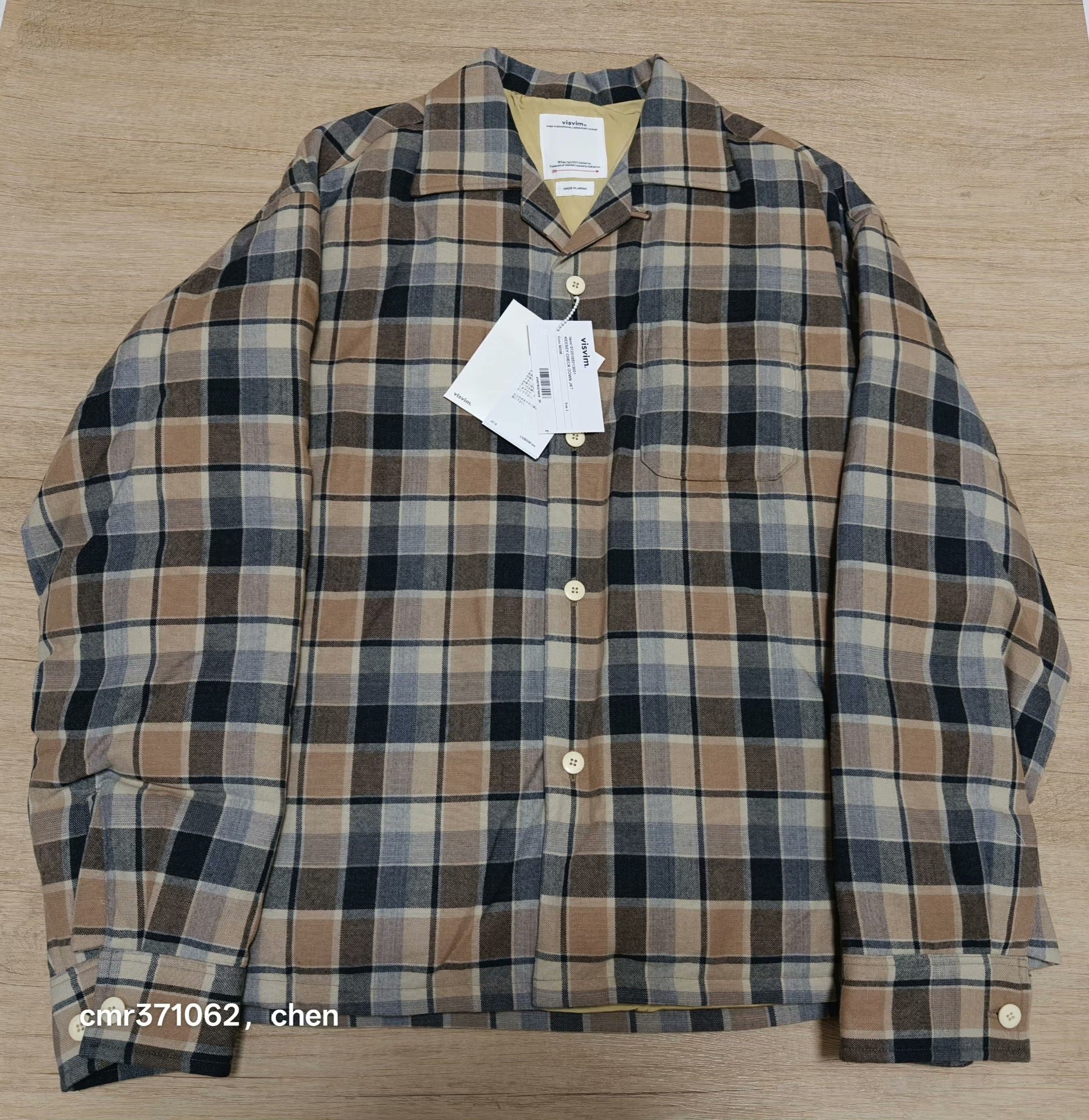 VISVIM 25SS KEESEY CHECK DOWN