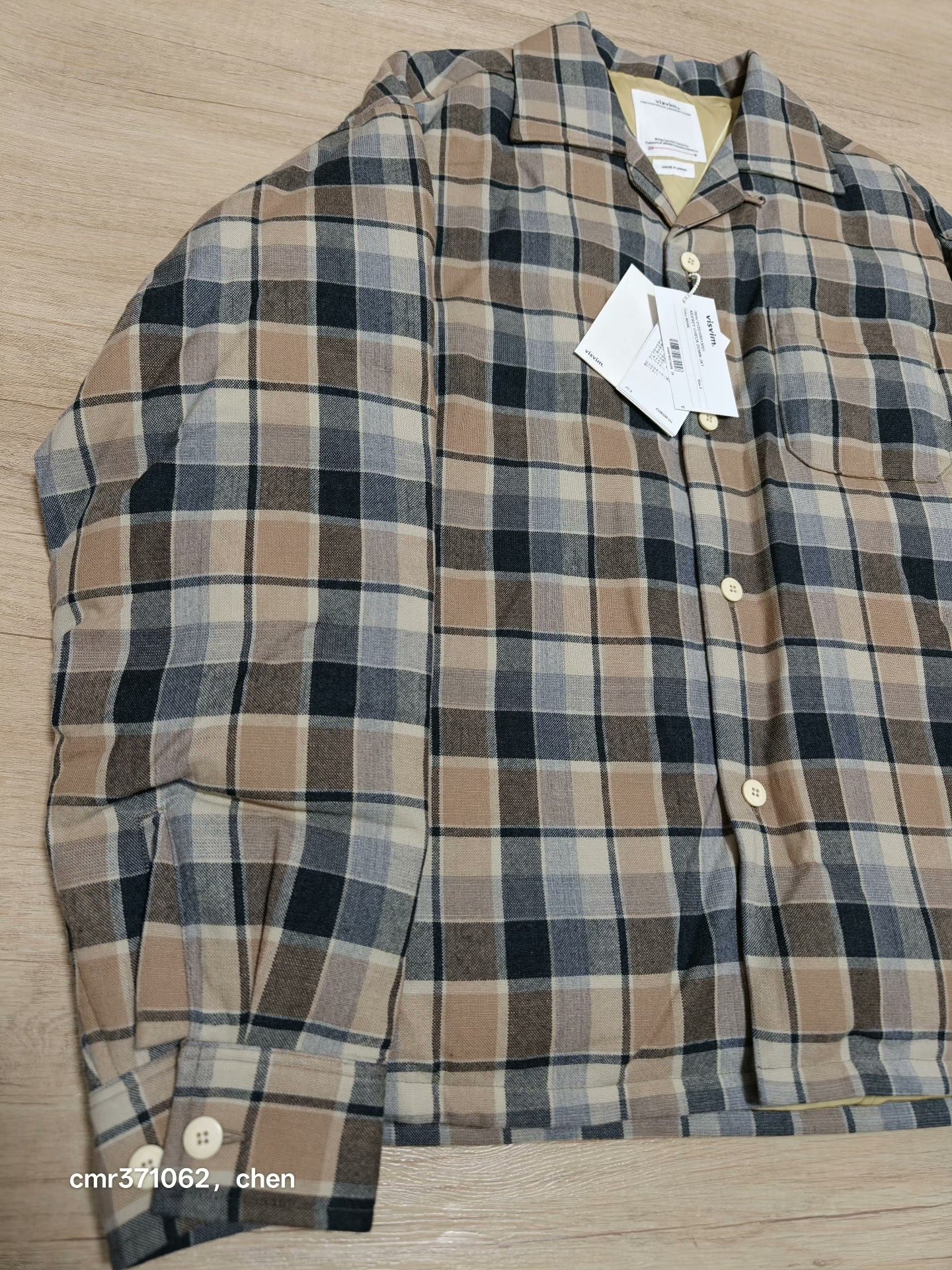 VISVIM 25SS KEESEY CHECK DOWN — front