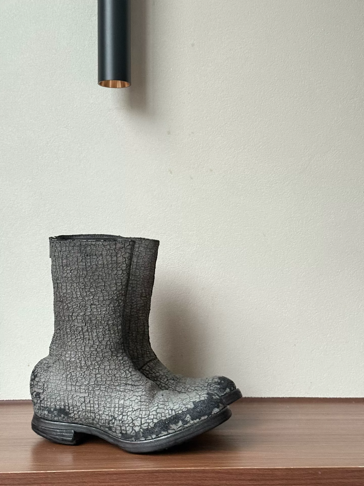 Carol Christian Poell Reflective Mid-Calf Boots — front