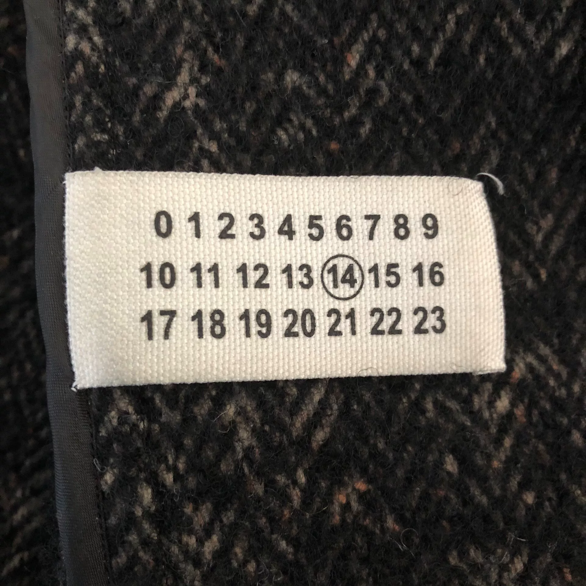 Maison Martin Margiela 13SS Snowflake Blazer — label