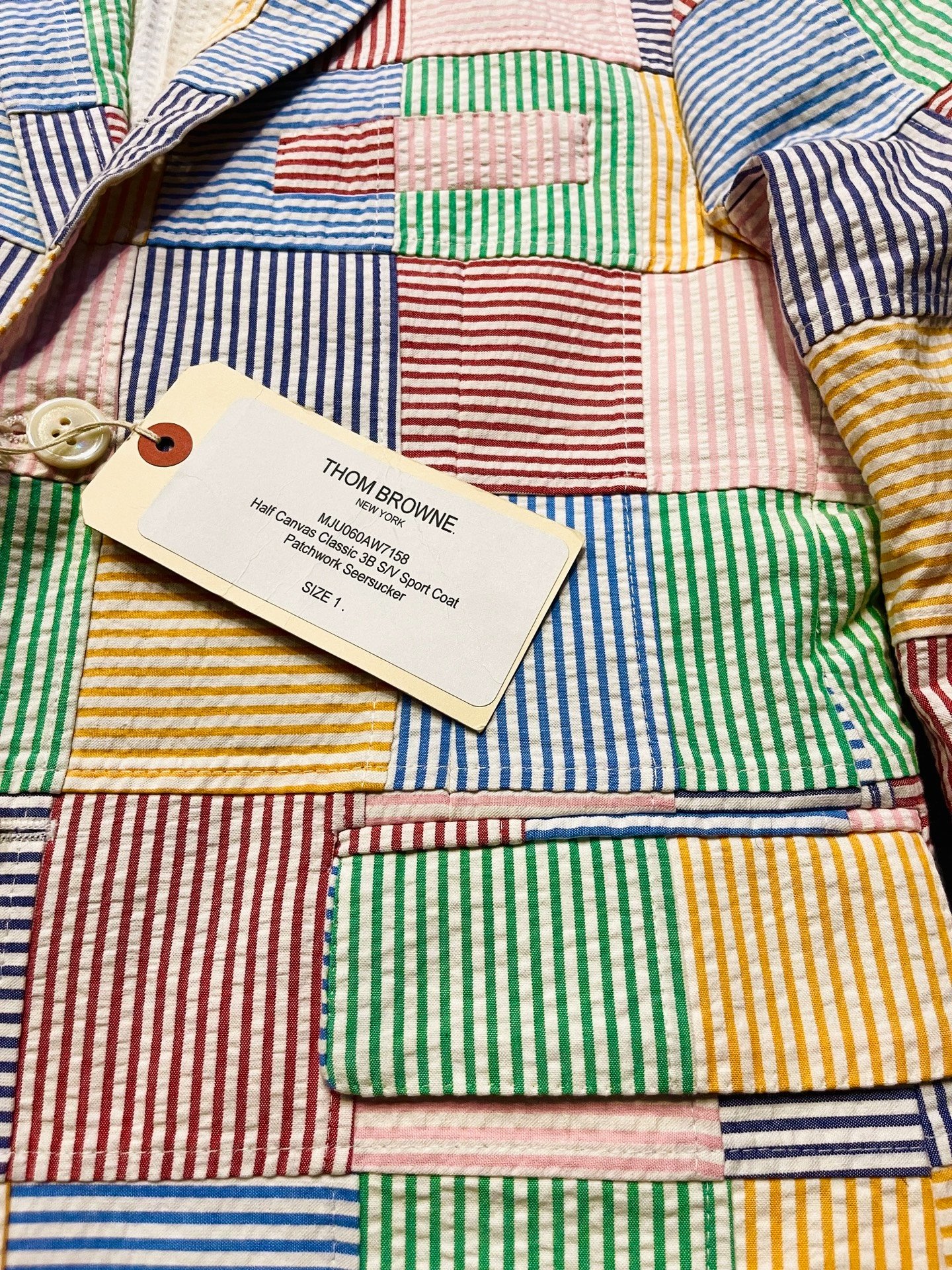 Thom Browne 13SS Seersucker Suit — back